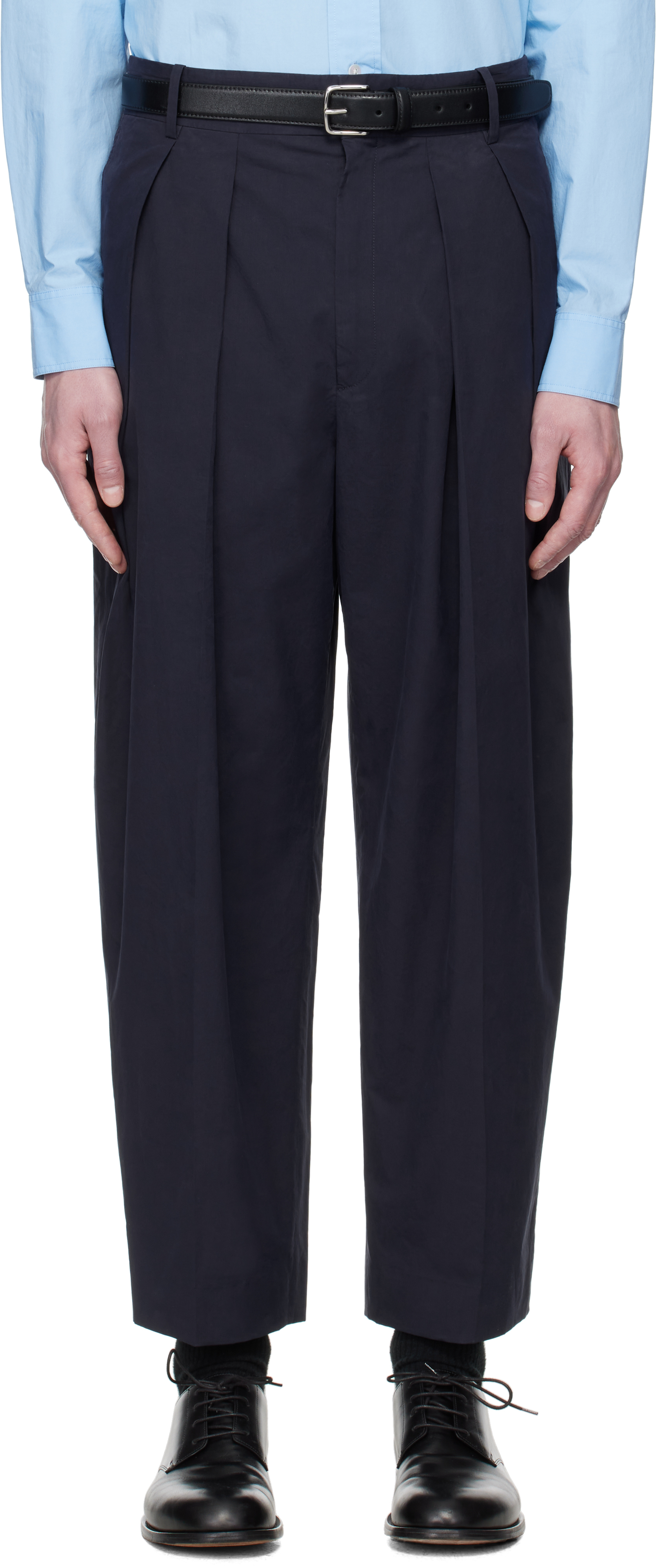Navy Dyon Trousers
