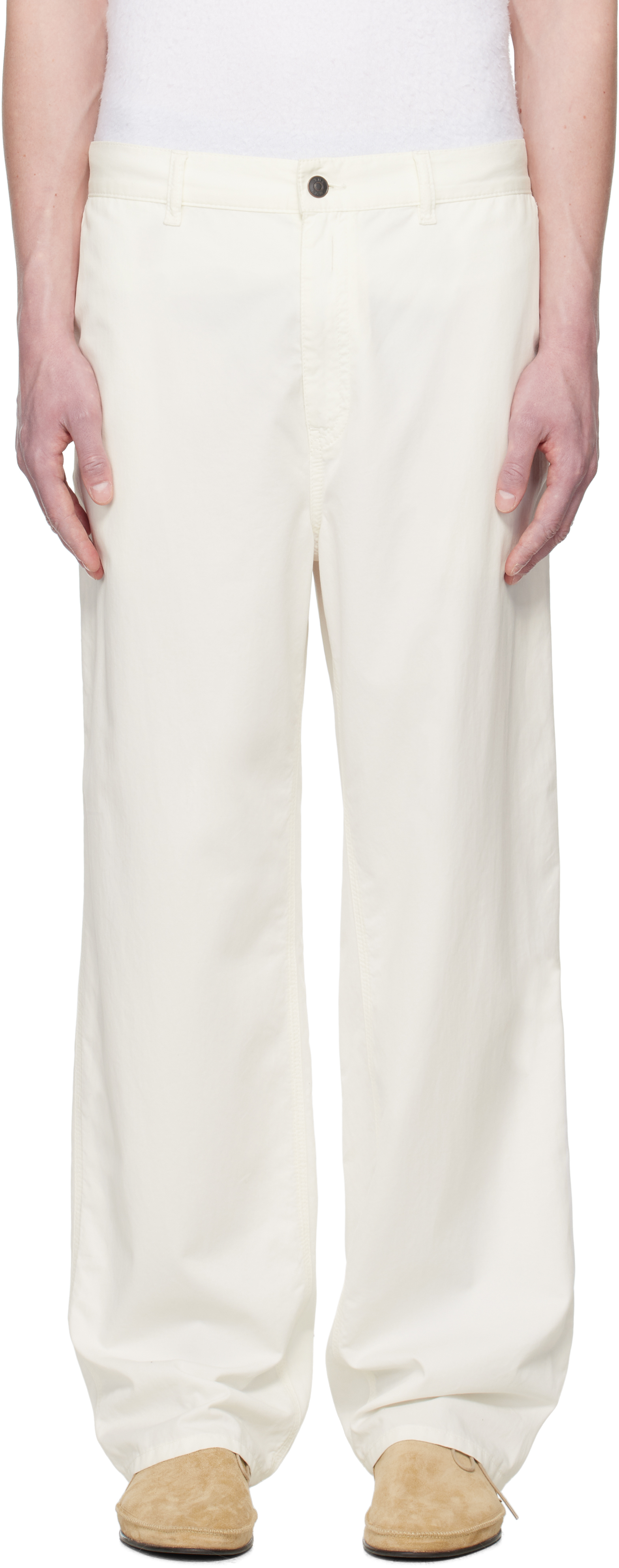 White Sankuro Trousers