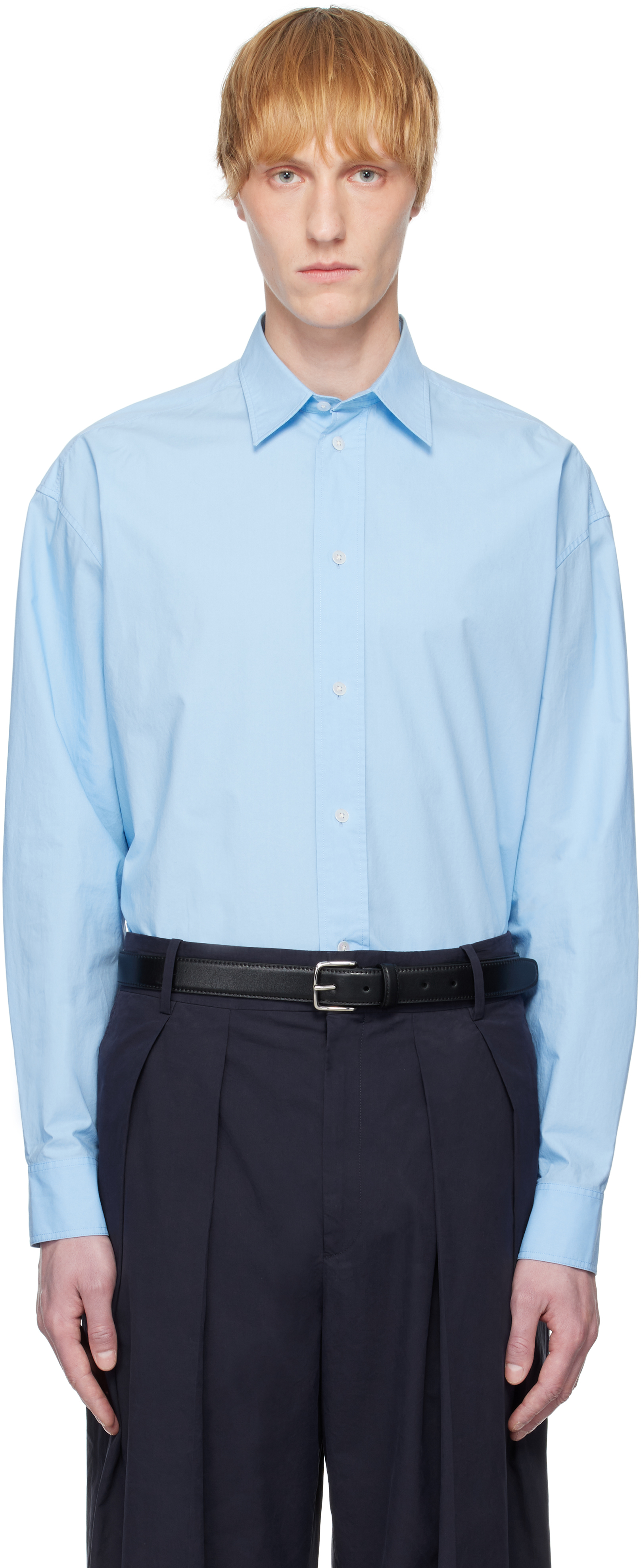 The Rowのブルー Miller シャツがセール中