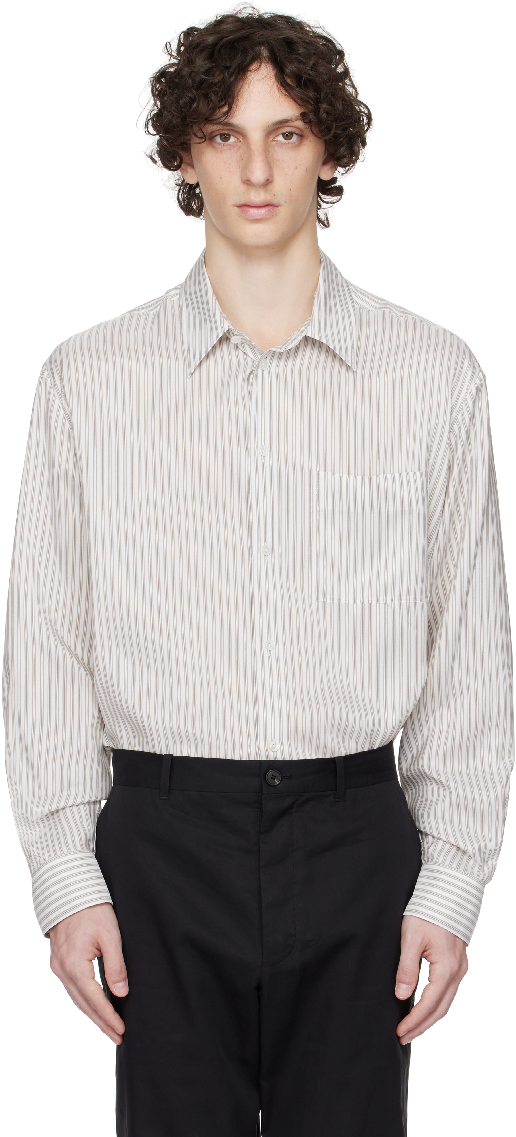 White & Gray Feme Shirt