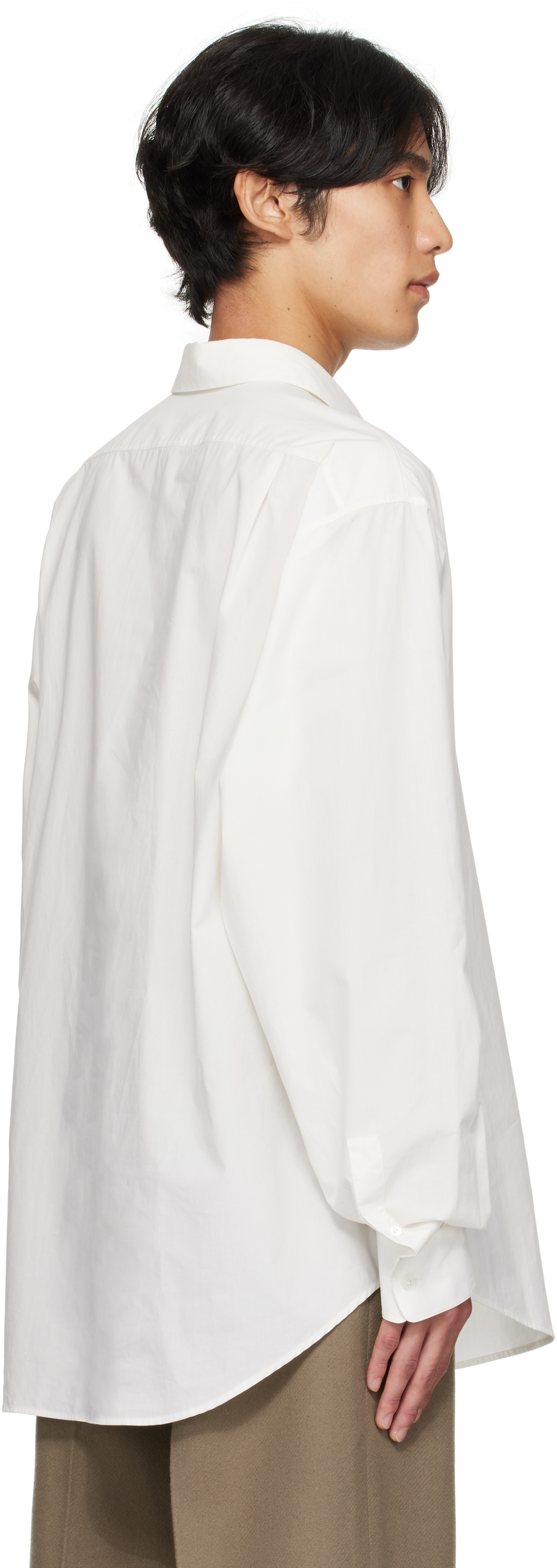 The Row Long-sleeved Shirt In White