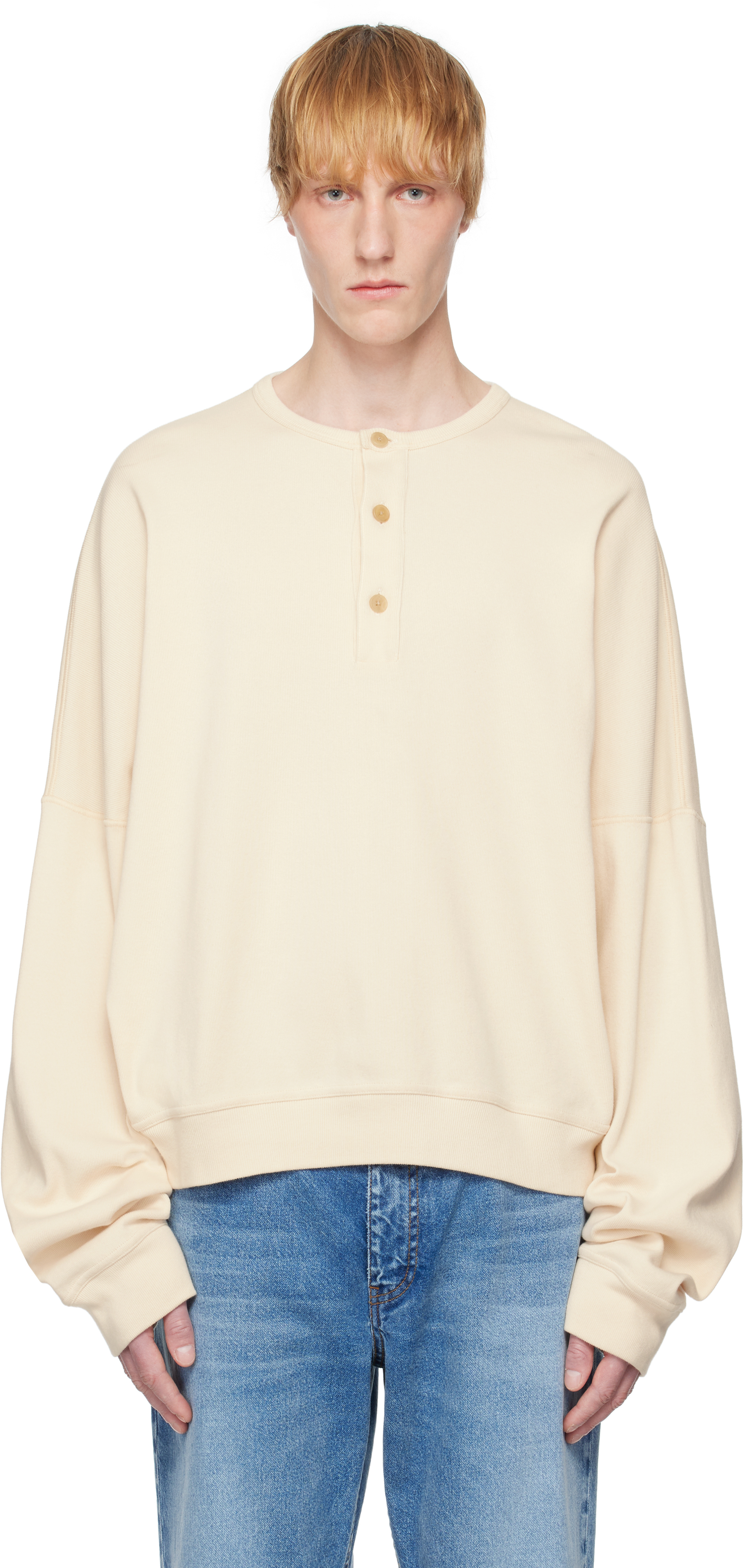 Beige Greto Henley