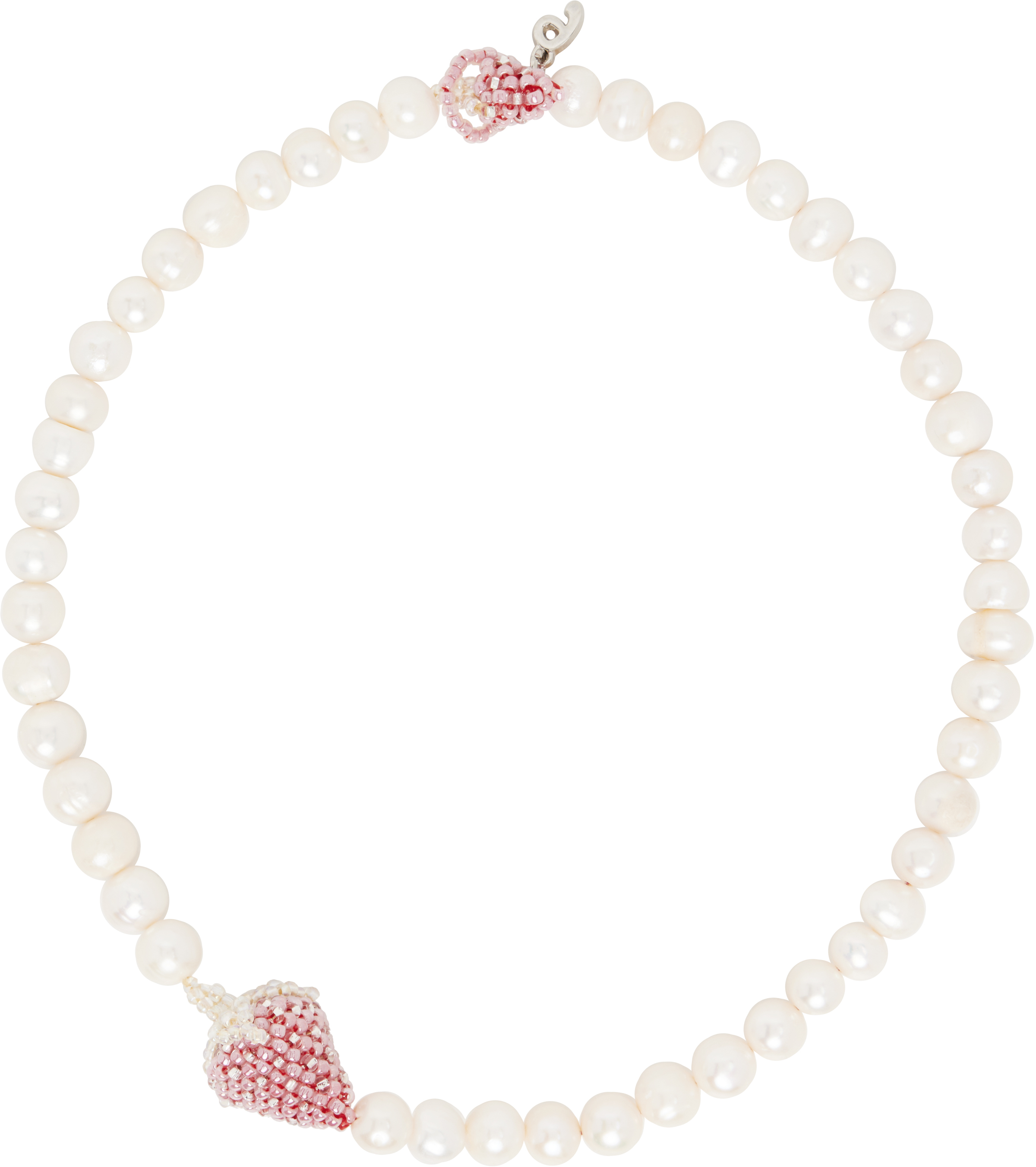 Pearl Pale Strawberry Necklace