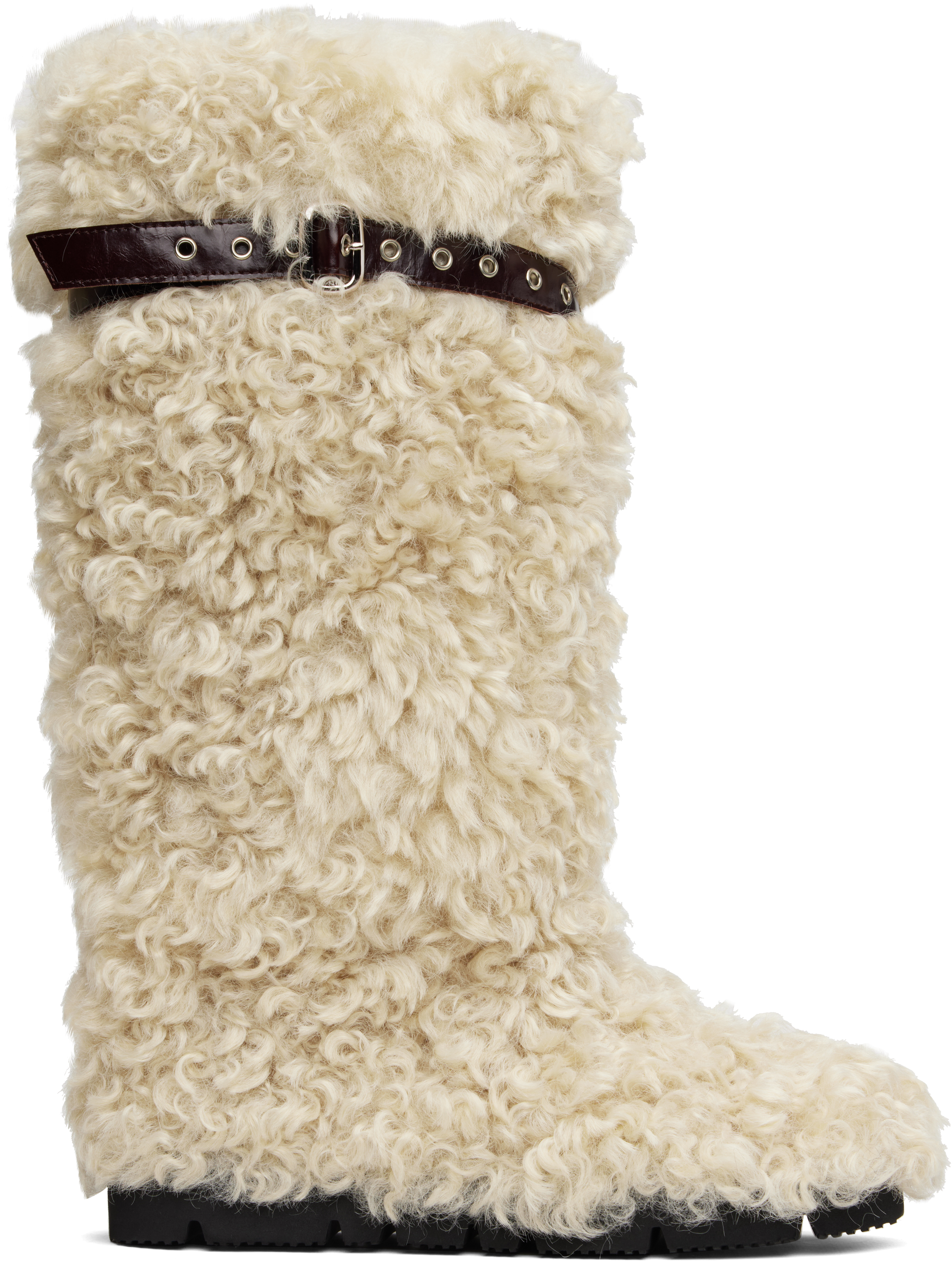 Epingler Beige Fofo Long Boots In White