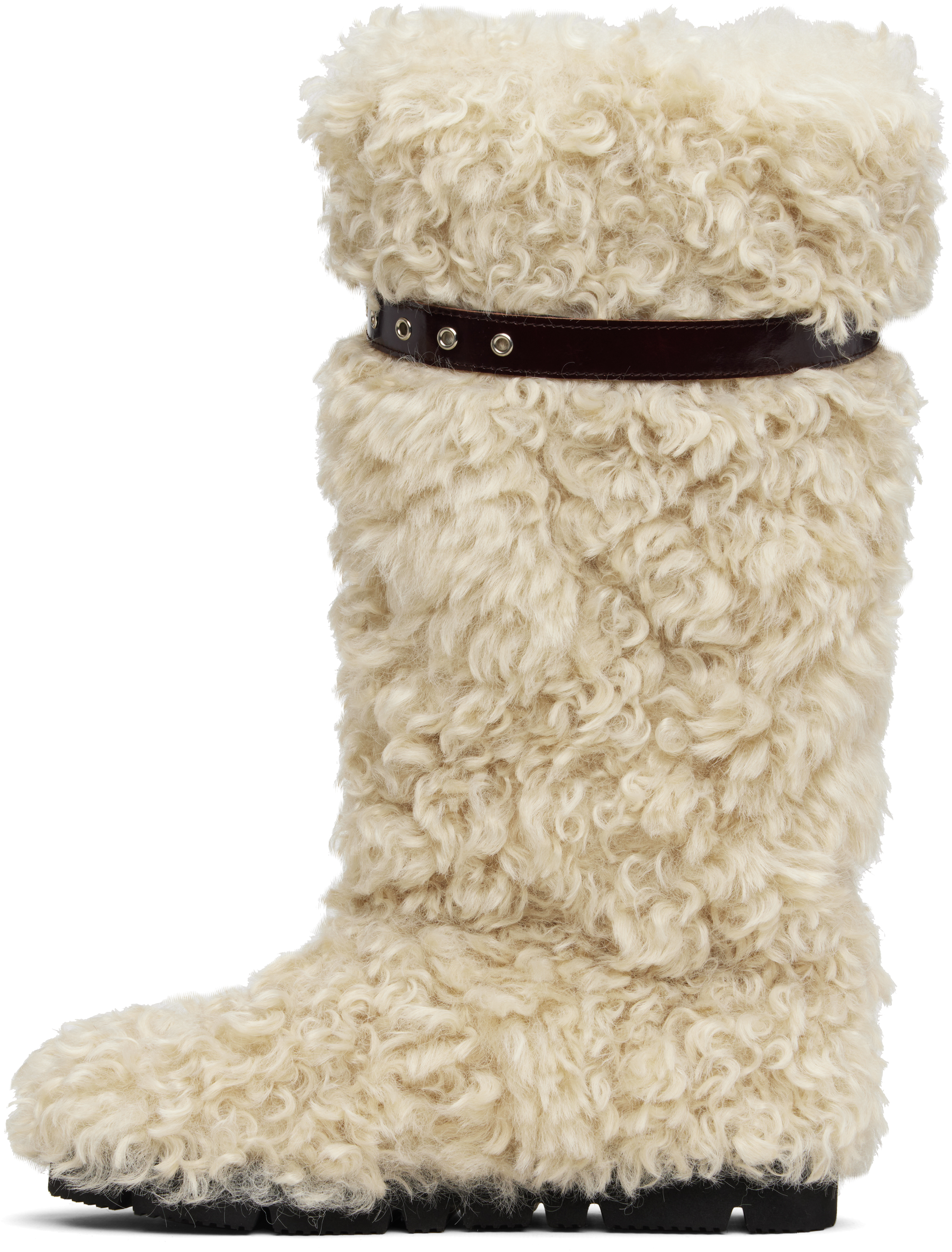 Epingler Beige Fofo Long Boots In White