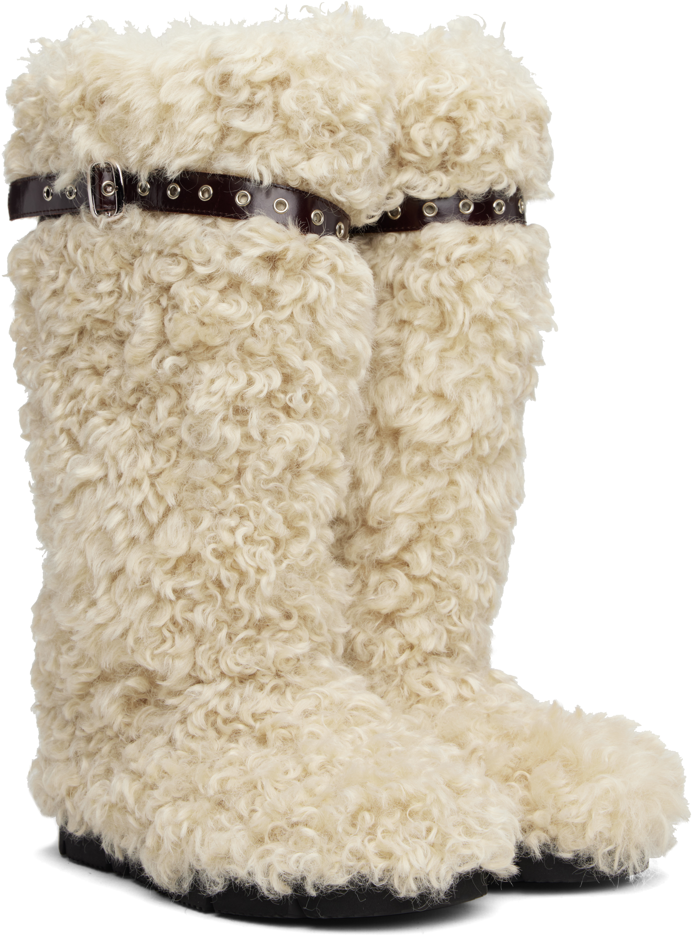 Epingler Beige Fofo Long Boots In White