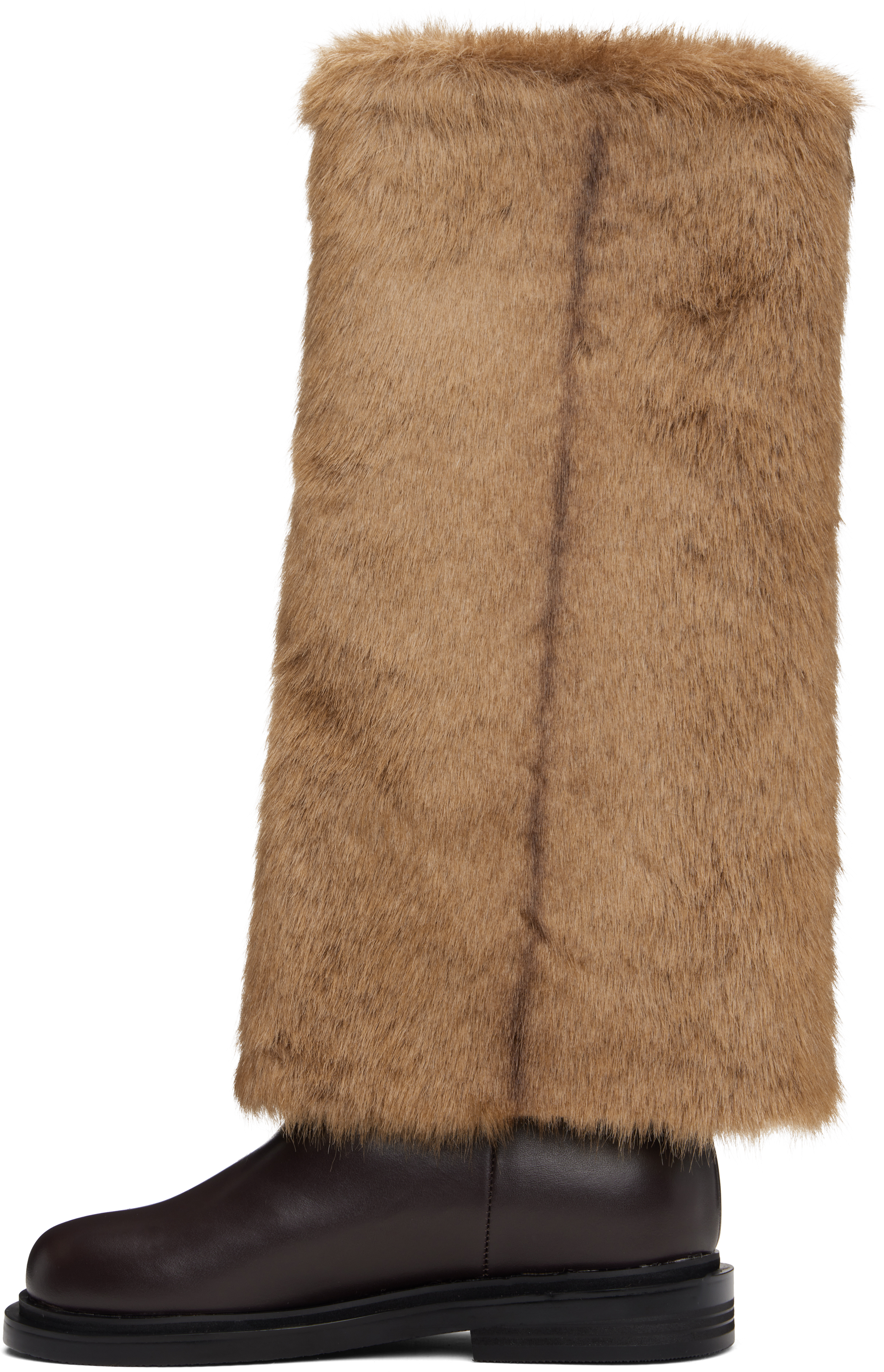 Epingler Brown Combi Socks Tall Boots In Blue