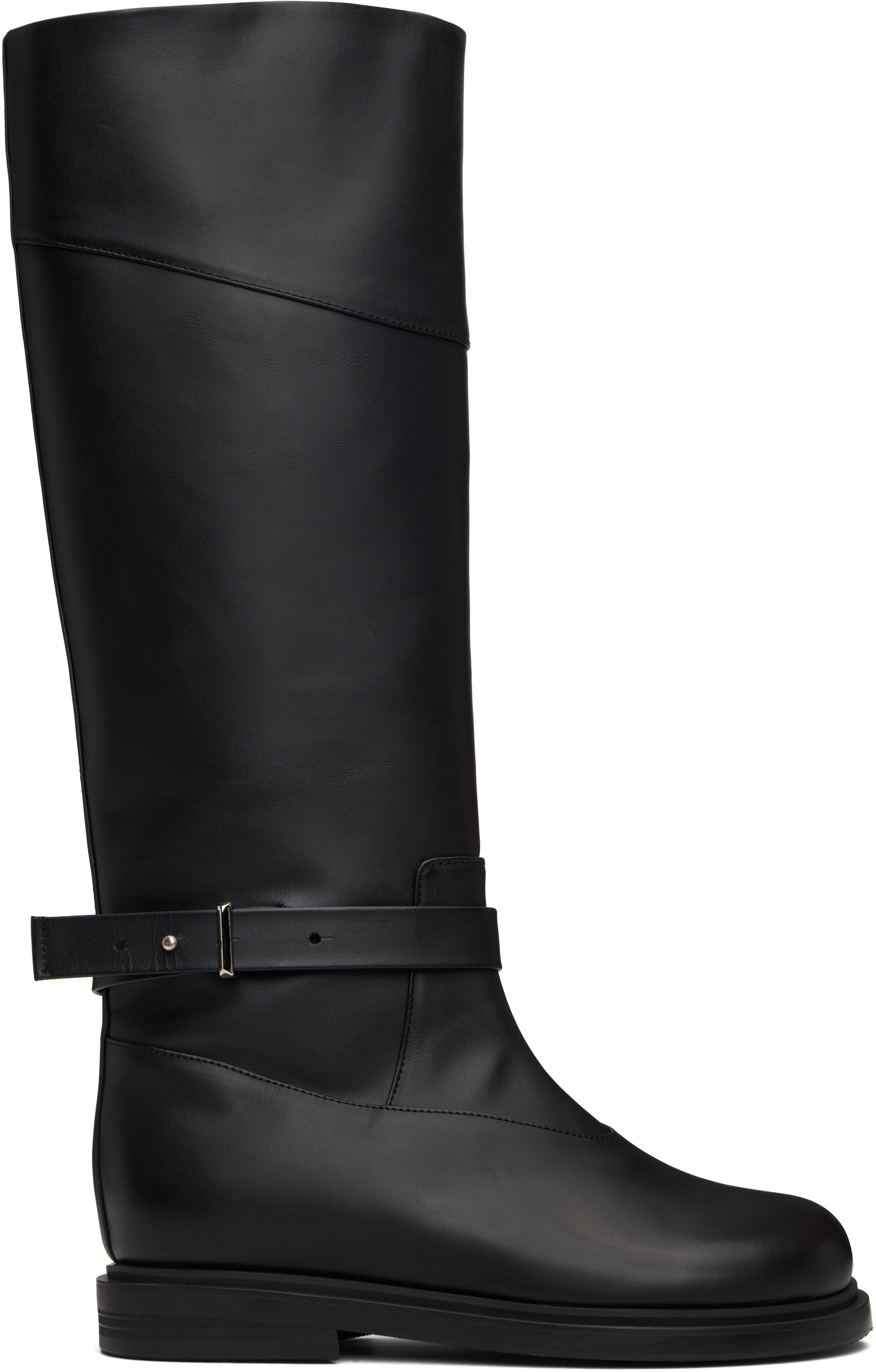 Epingler Black Belted Angt Long Tall Boots In Black