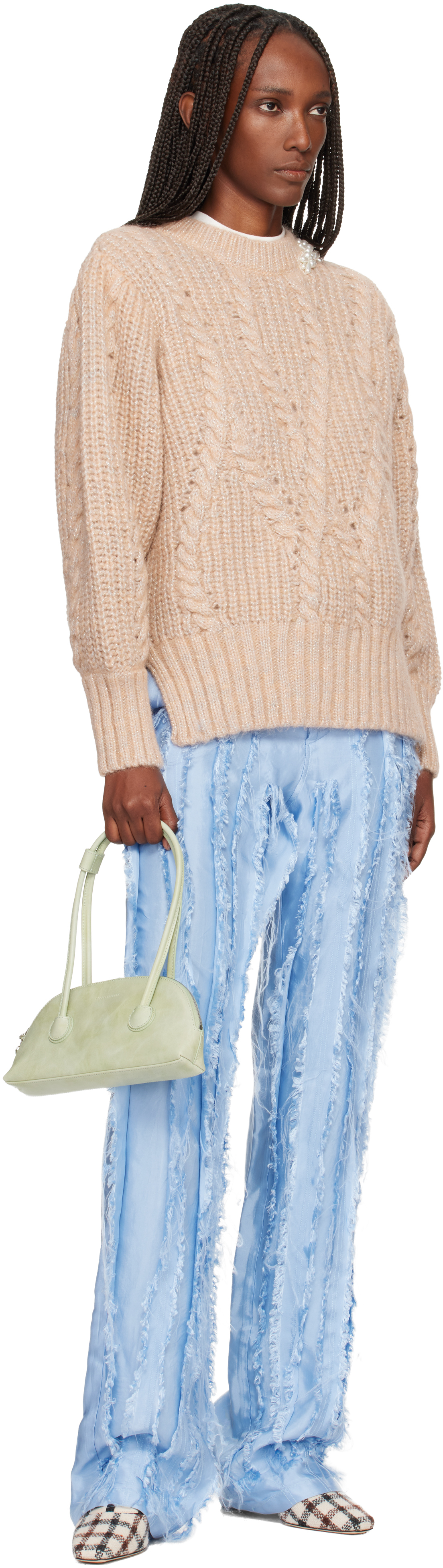 Margesherwood Green Bessette Shoulder Bag In Green