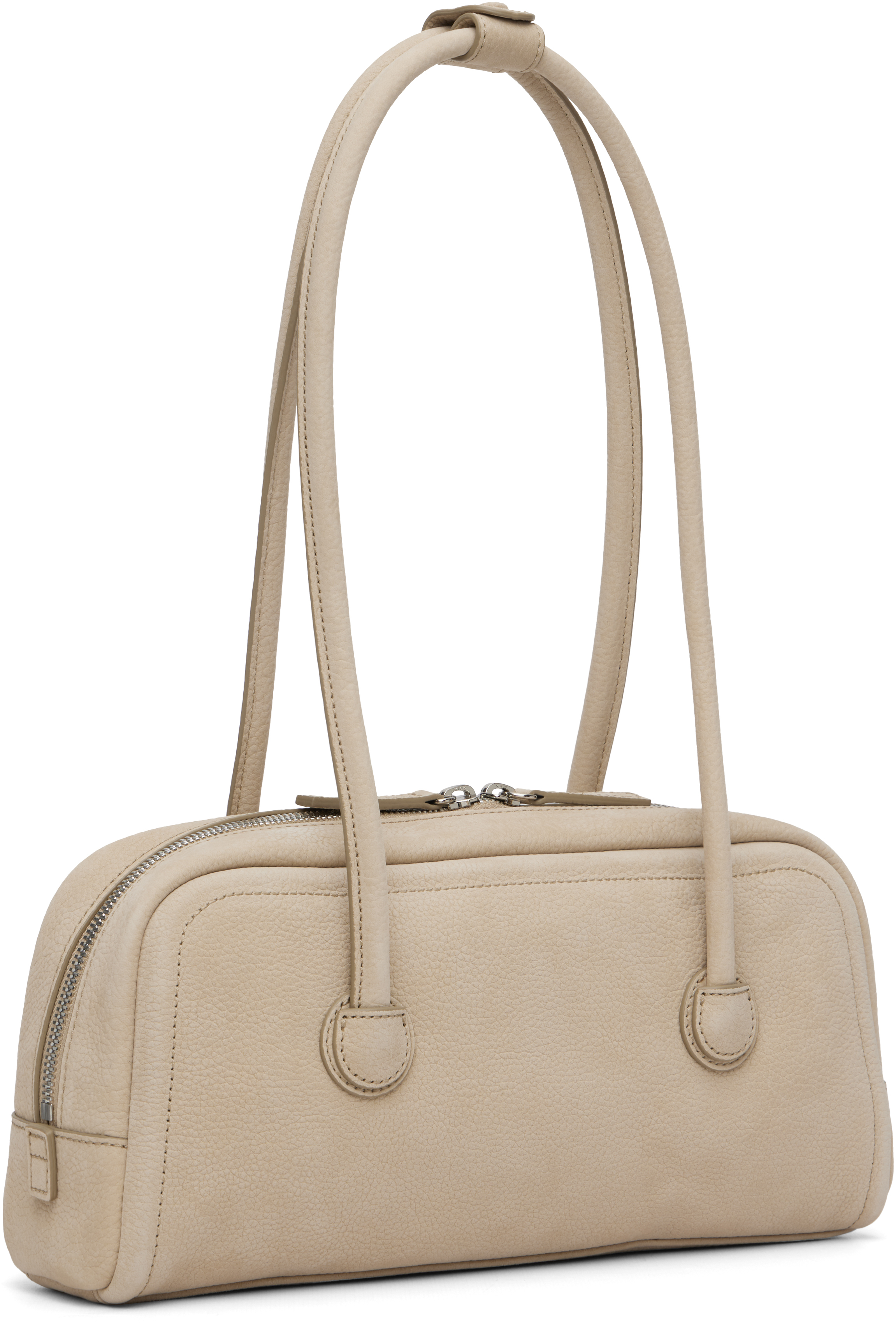 Margesherwood Beige Soft Boston Ew Bag In Gray