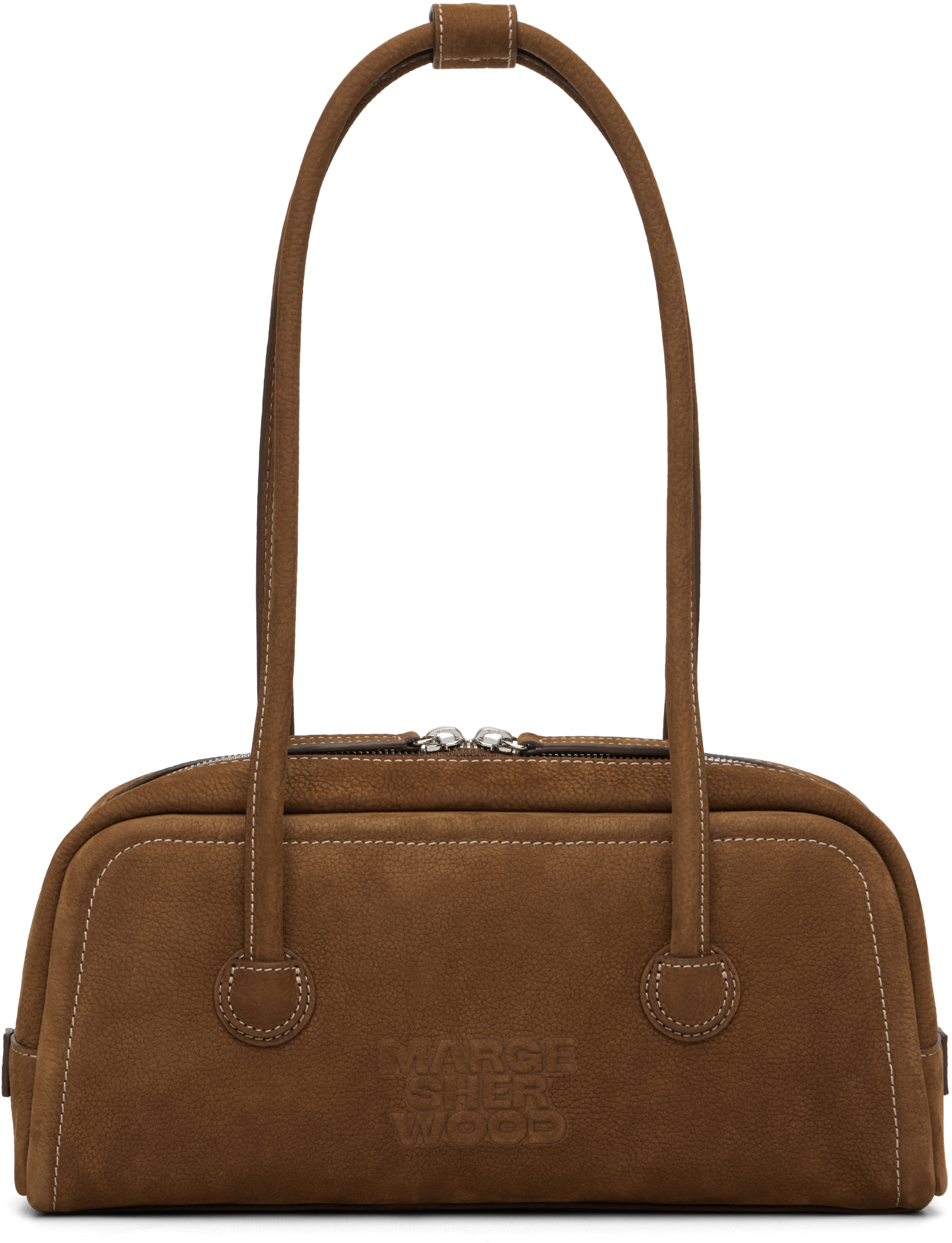 Margesherwood Brown Soft Boston Ew Bag In Brown