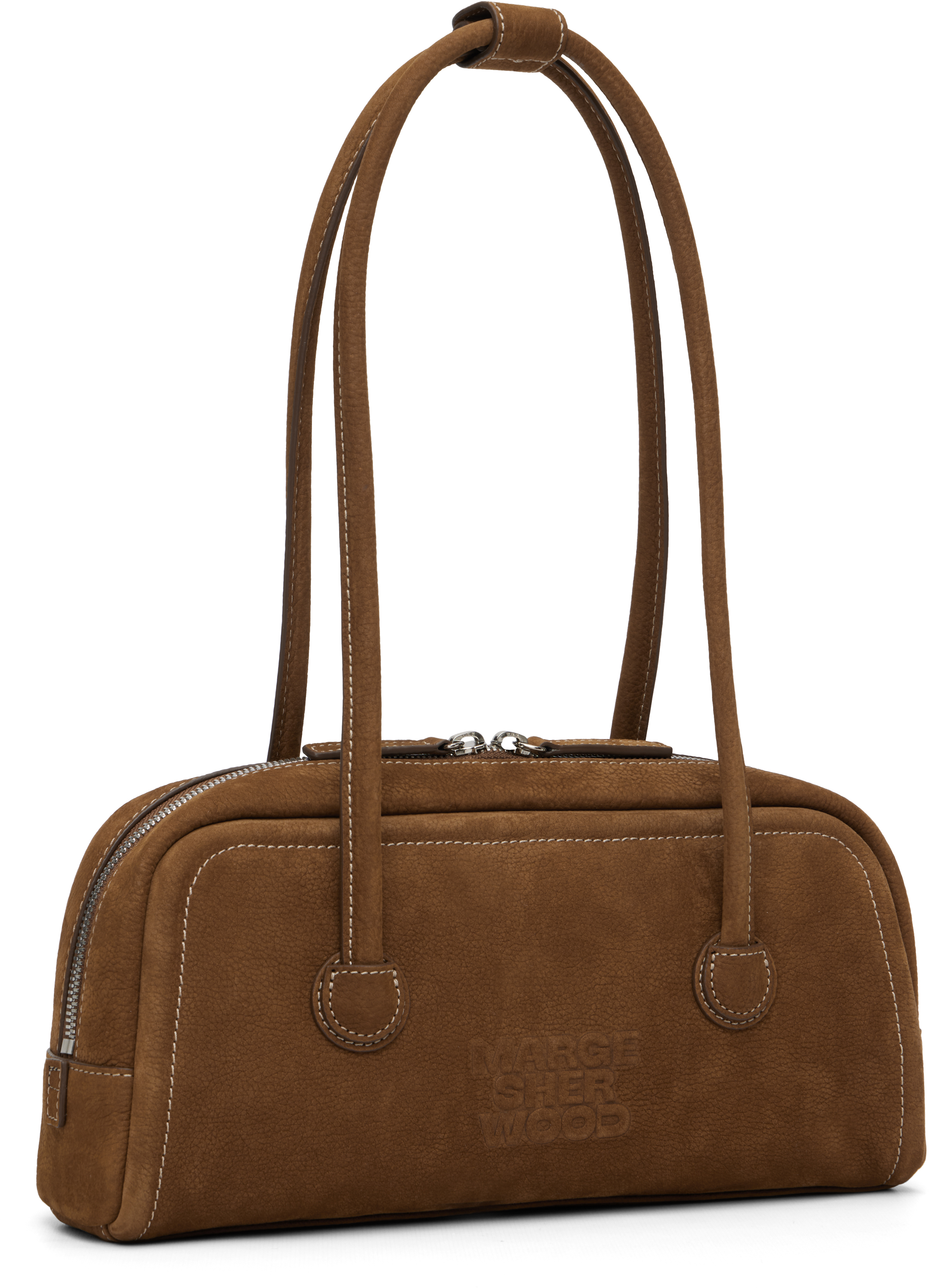 Margesherwood Brown Soft Boston Ew Bag In Brown
