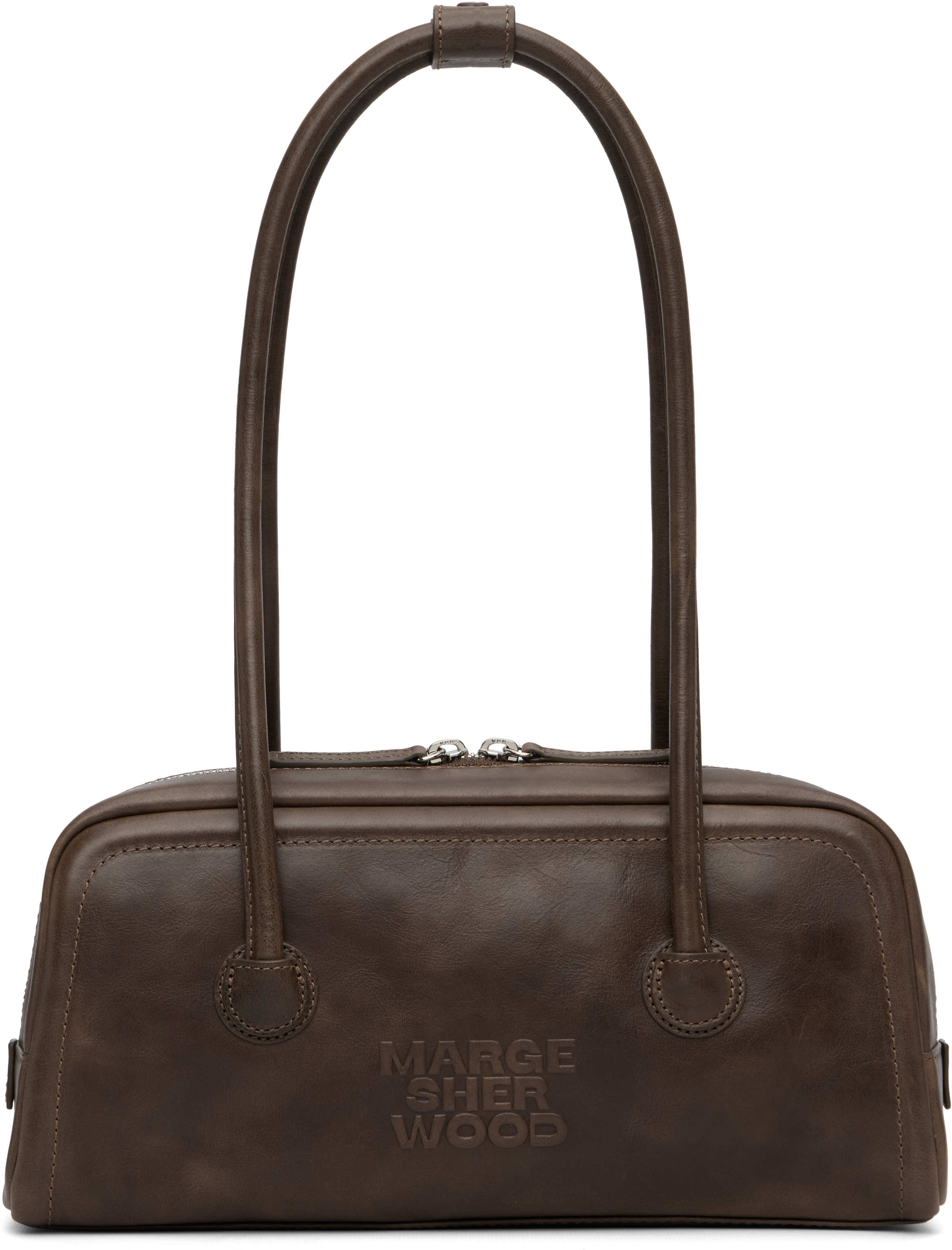 Margesherwood Brown Soft Boston Ew Bag In Brown
