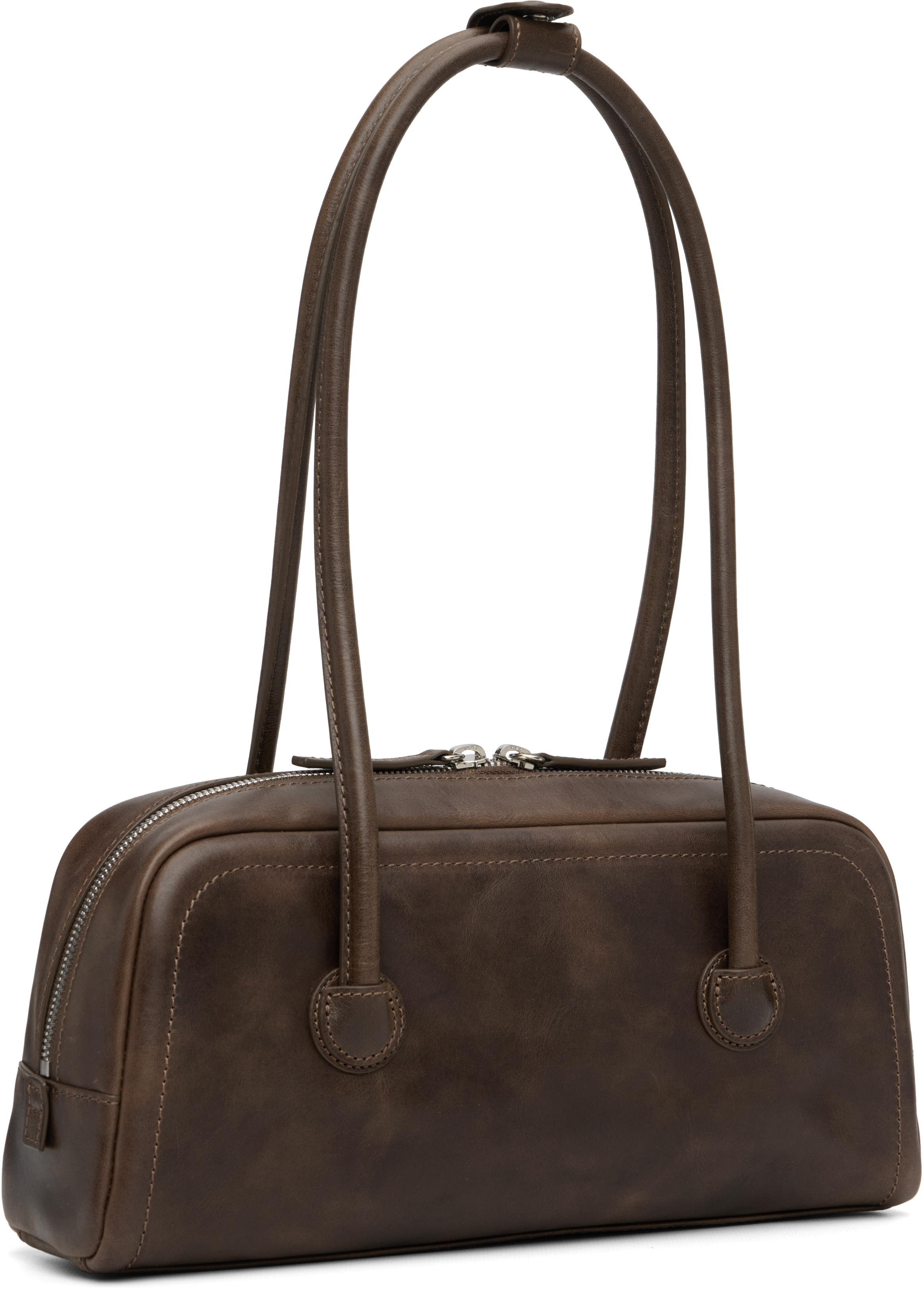Margesherwood Brown Soft Boston Ew Bag In Brown