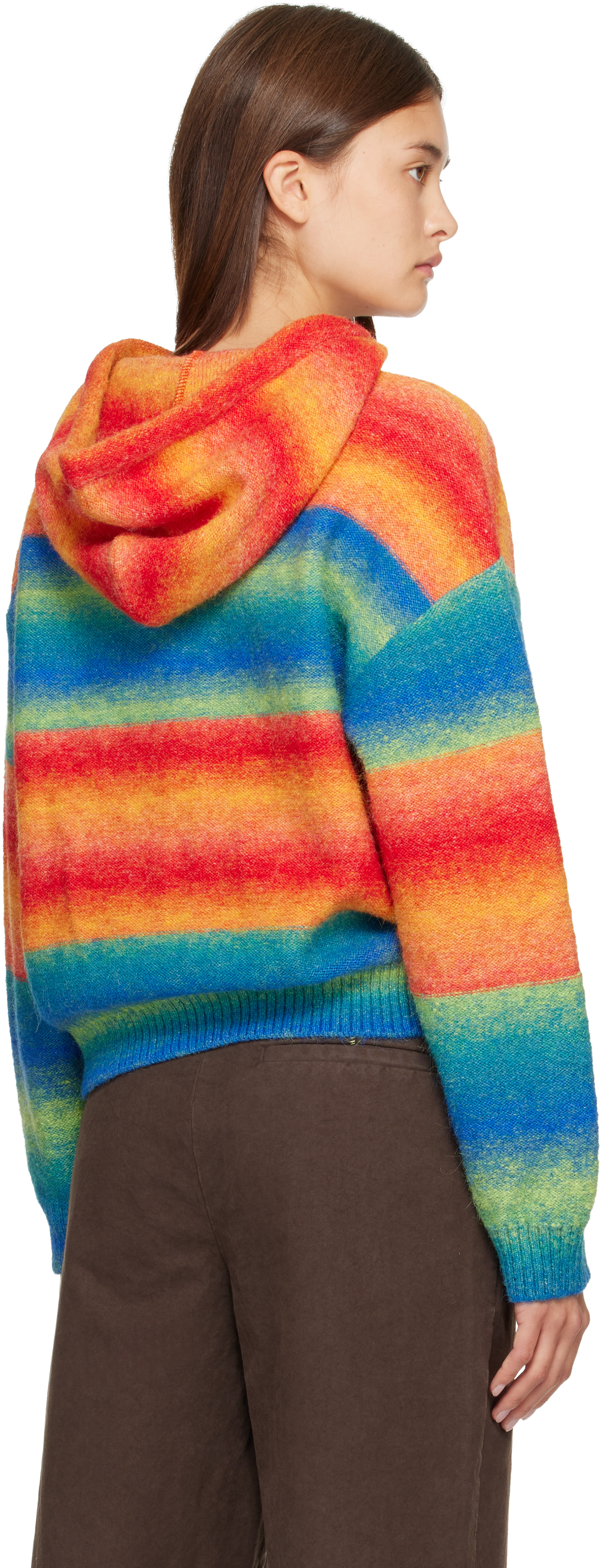 Andersson Bell Orange & Blue Multi Gradient Hoodie In Multi