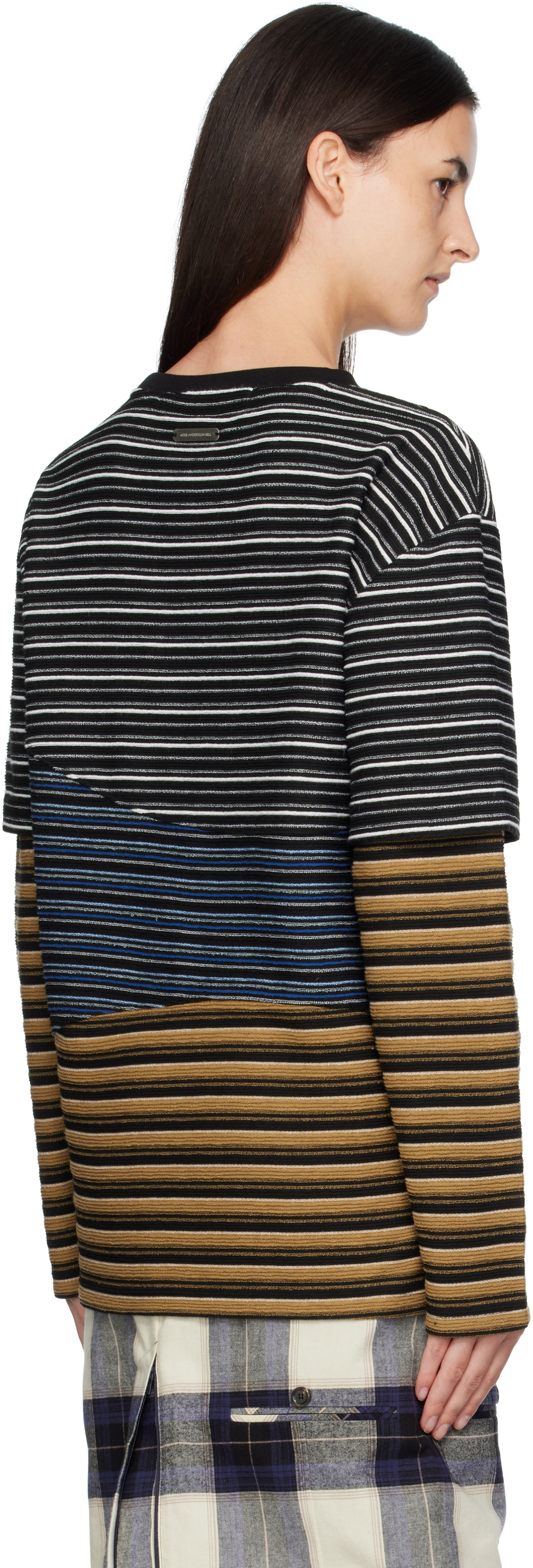 Andersson Bell Multicolor Stripe Layered T-shirt