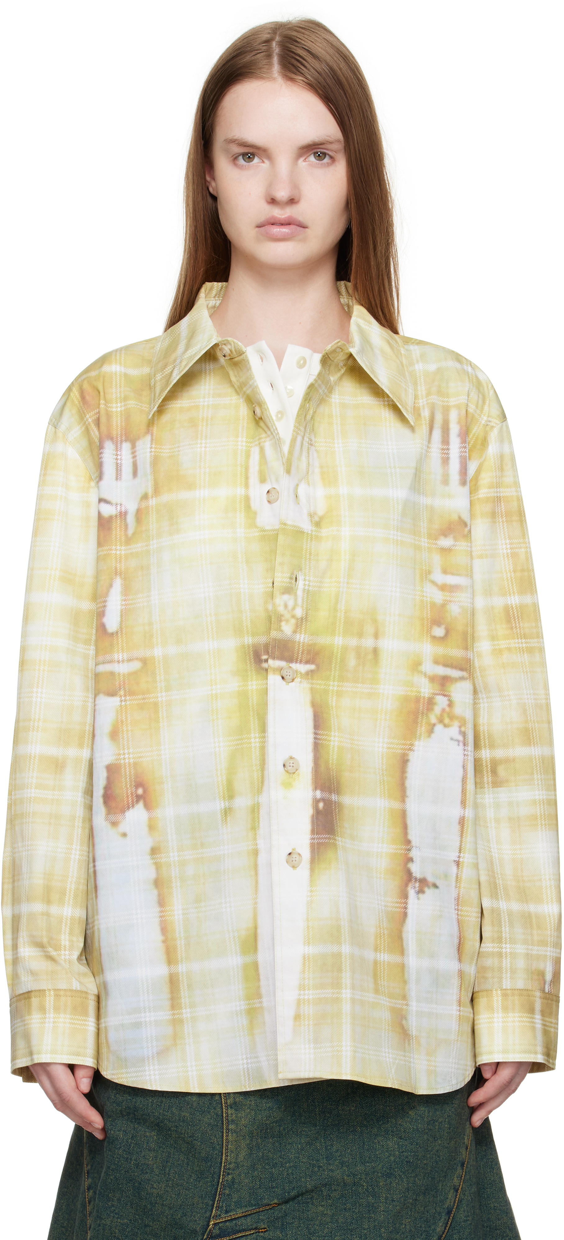 トロンプルイユプリントシャツ ANDERSSON BELL Bonny トロンプルイユプリントシャツ ANDERSSON BELL Bonny様専用