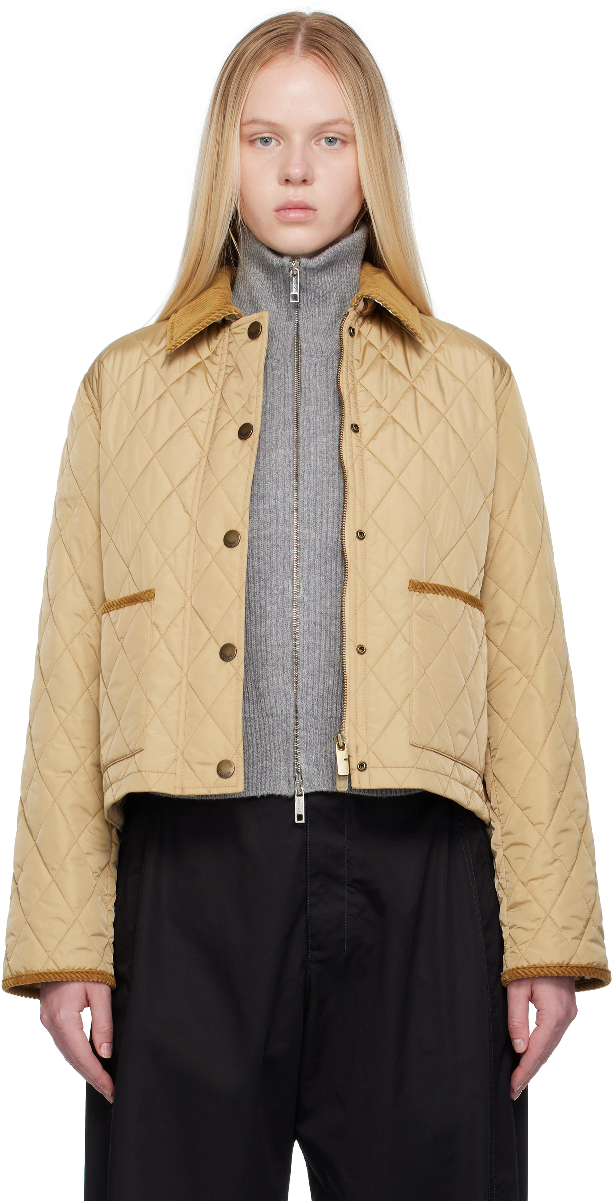 Tan Oldham Nylon Jacket