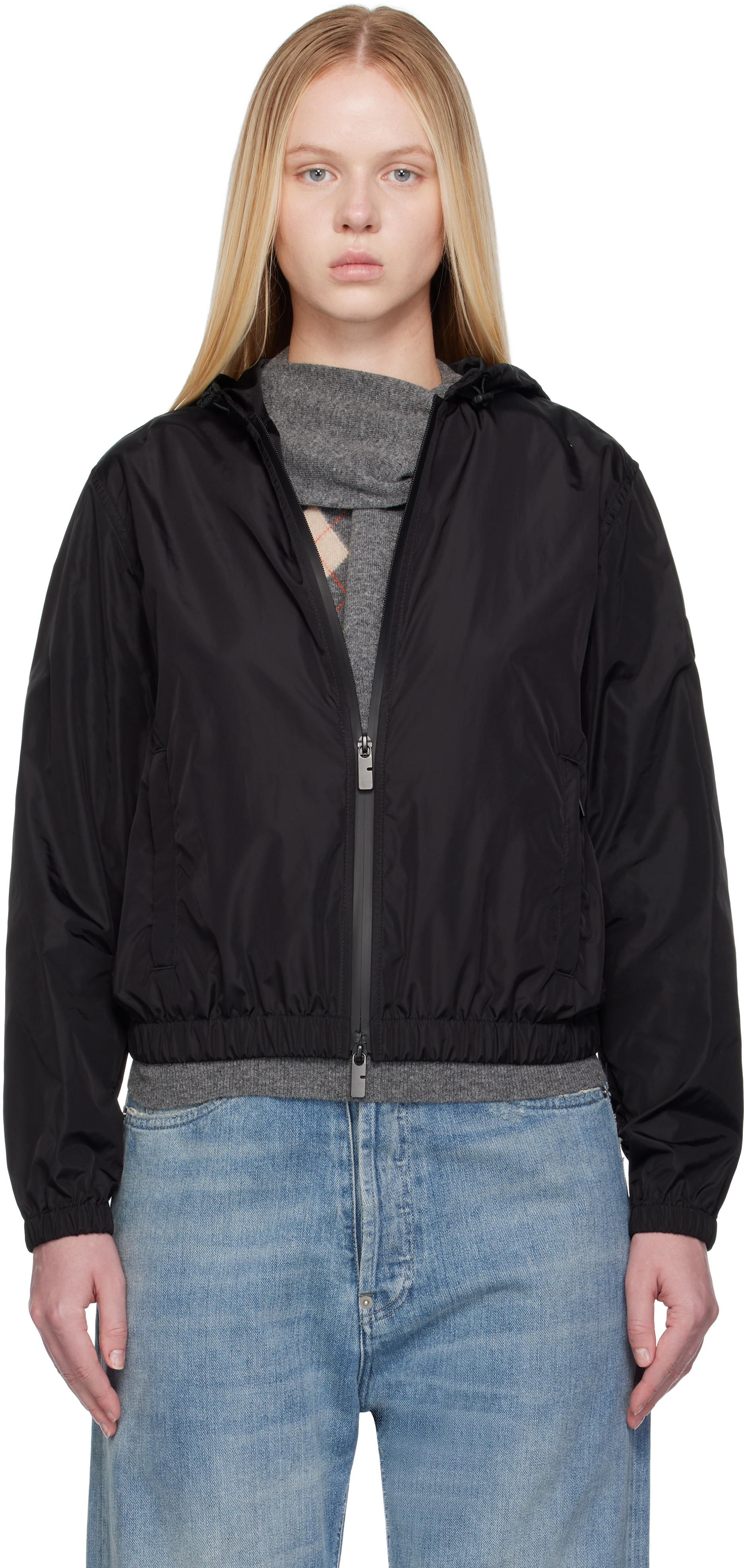 Black Knight Stamp Nylon Jacket