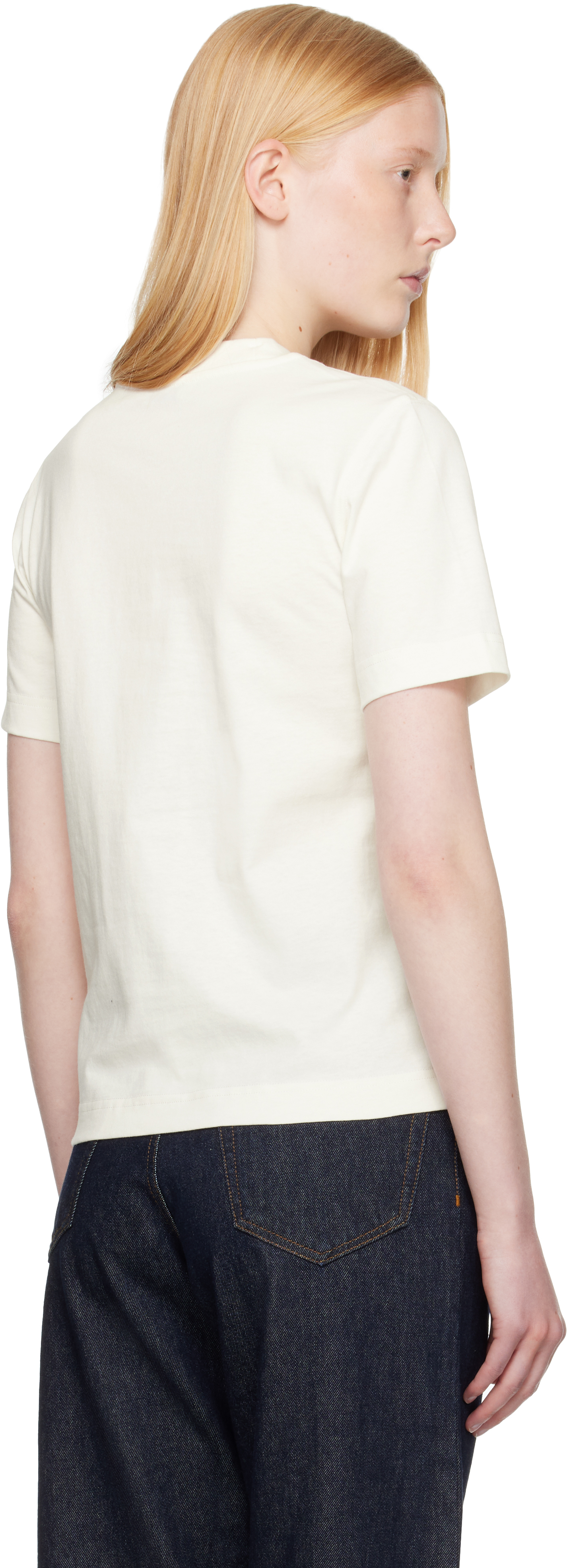 Burberry Equestrian Knight Design Cross Stitch Embroidered T-shirt