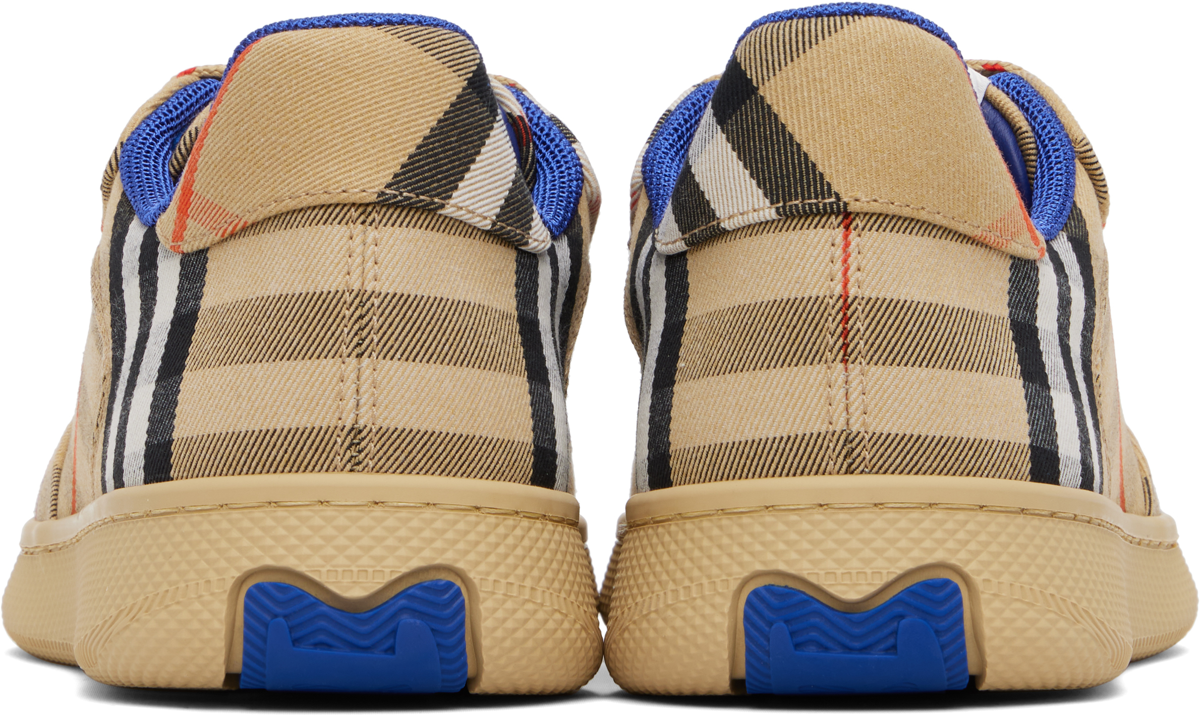 Burberry Women Embroidered Canvas Terrance Sneakers