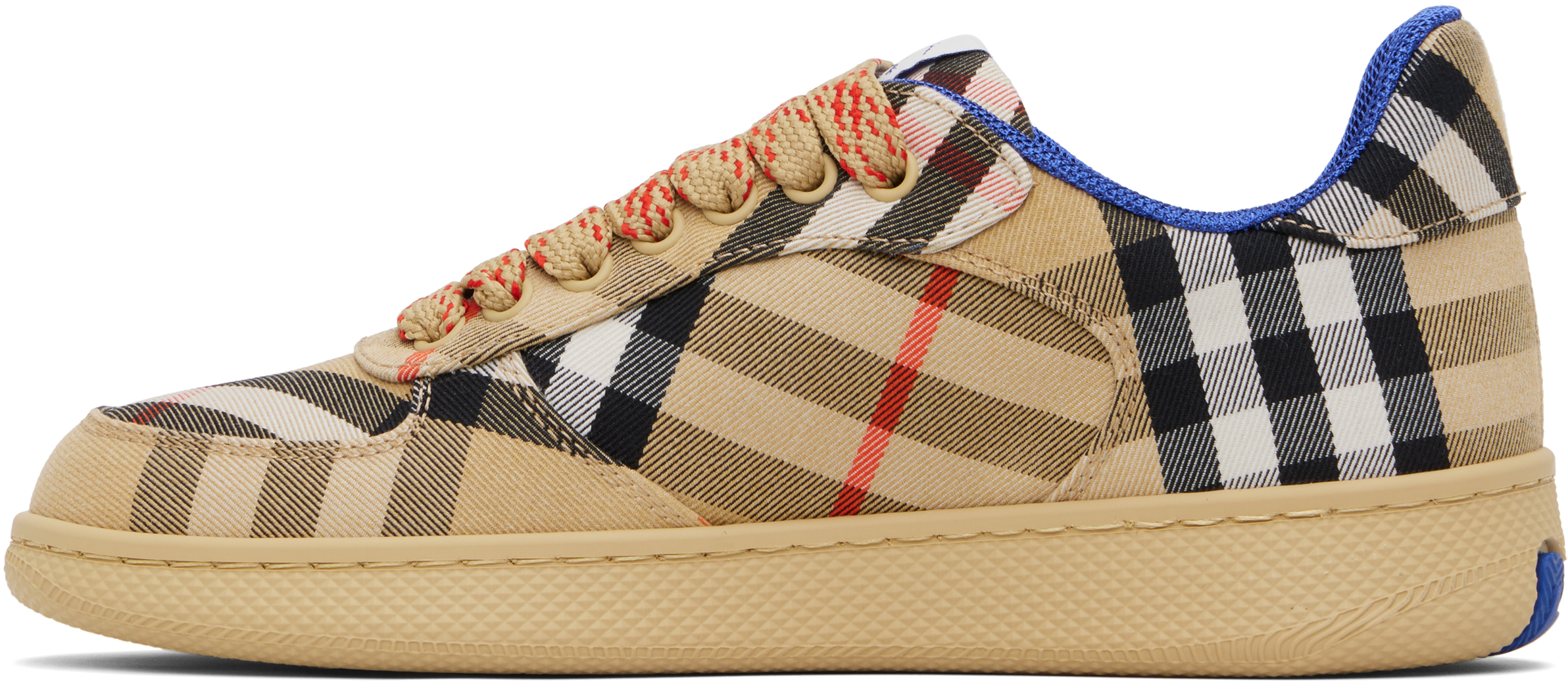 Burberry Women Embroidered Canvas Terrance Sneakers