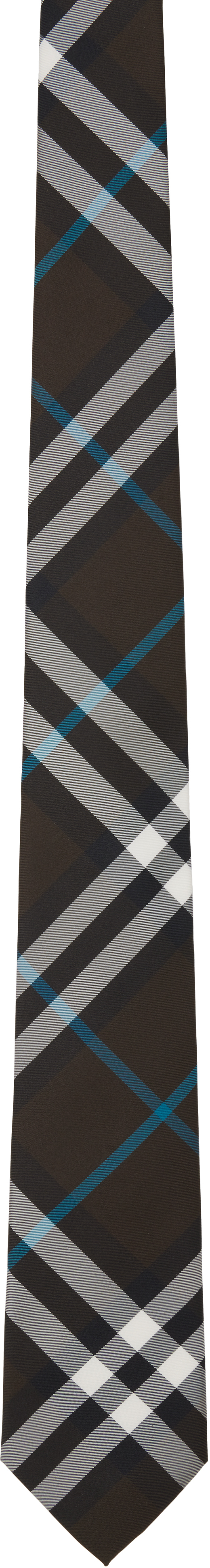 Burberry Multicolor Check Silk Tie