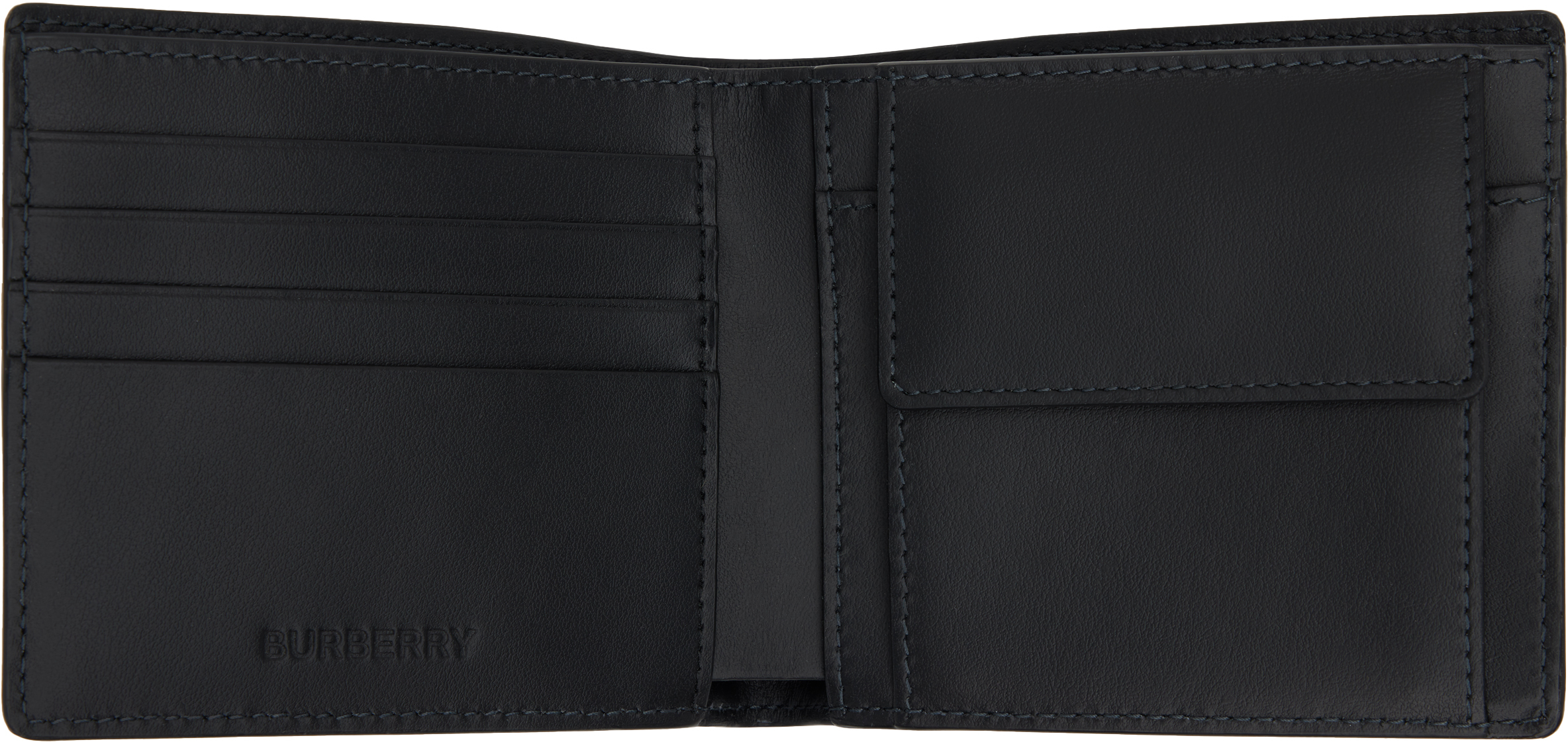 Burberry Black Ms Regular Coin Bill Wallet