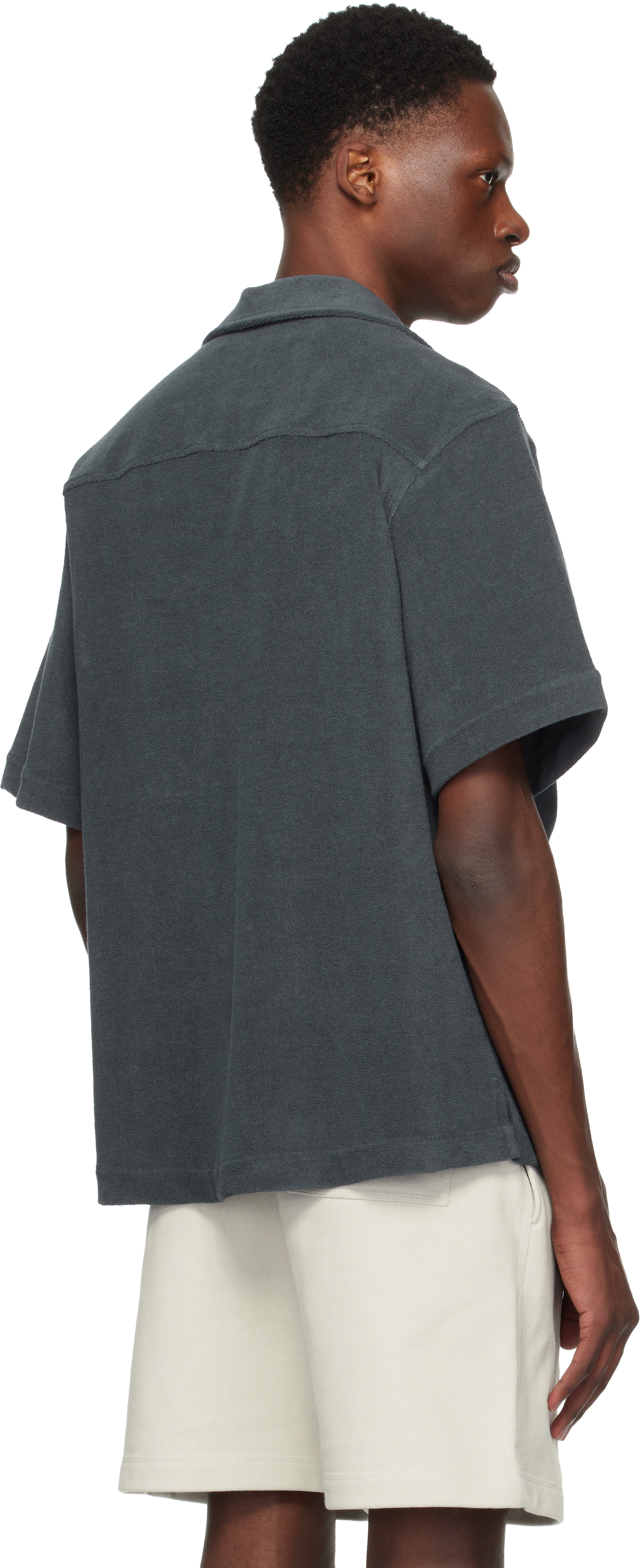 Burberry Ekd Cotton Towelling Shirt