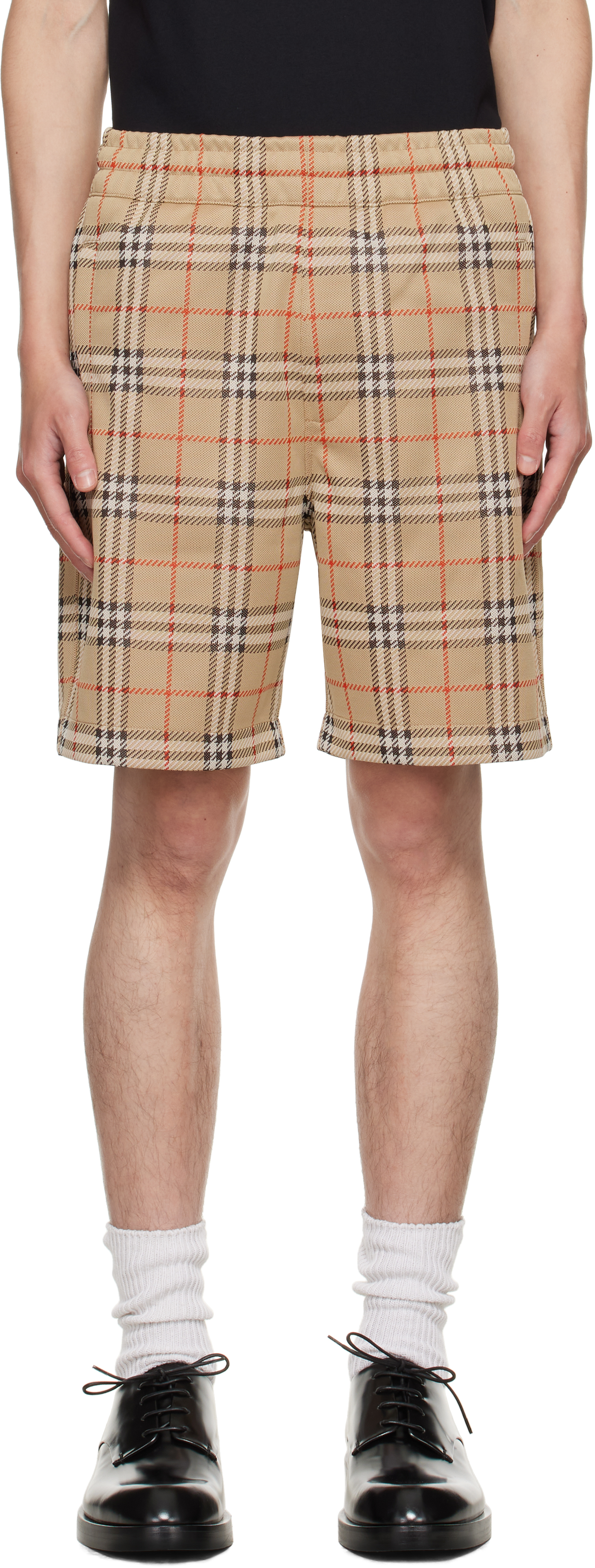 バーバリー　チェック柄ショートパンツ ベージュ バーバリー チェック柄ショーツ - レディース – myCompañero