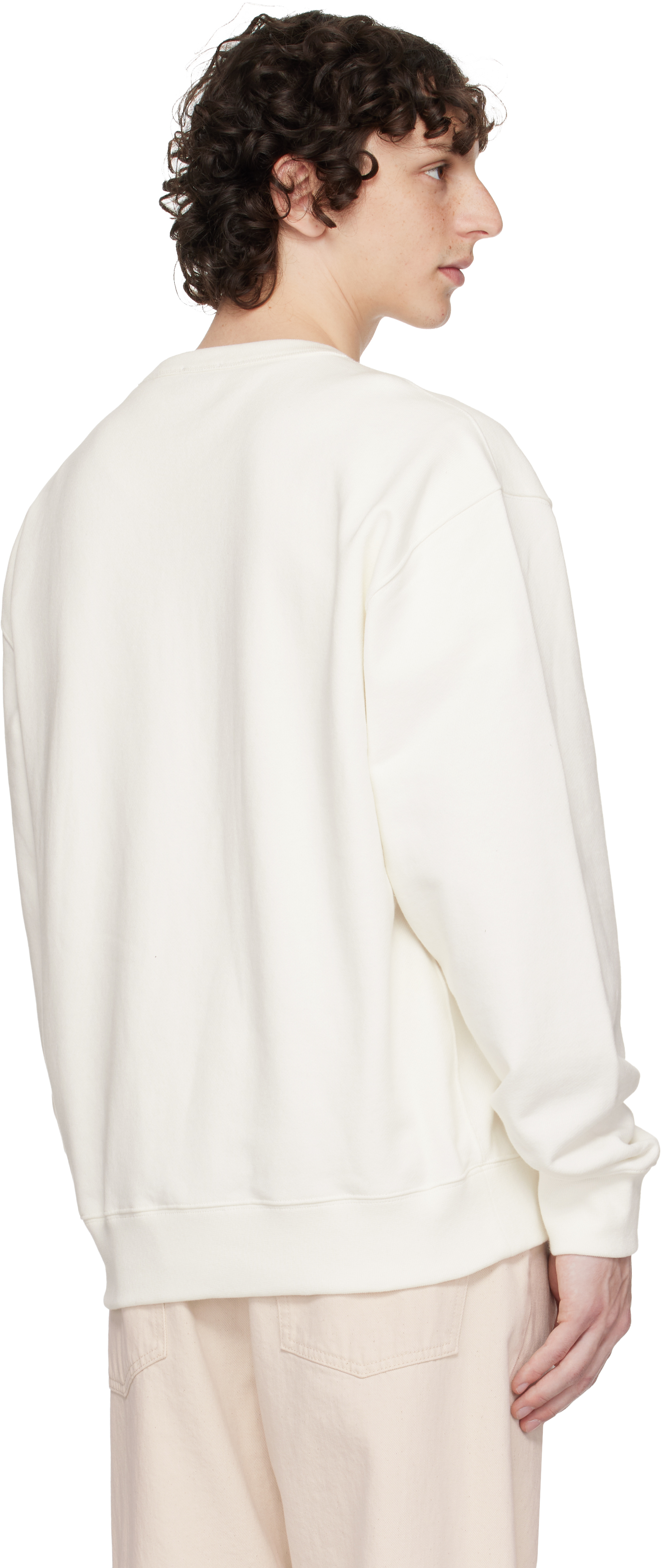 Burberry Crewneck Cotton Sweatshirt With Cross Stitch Ekd