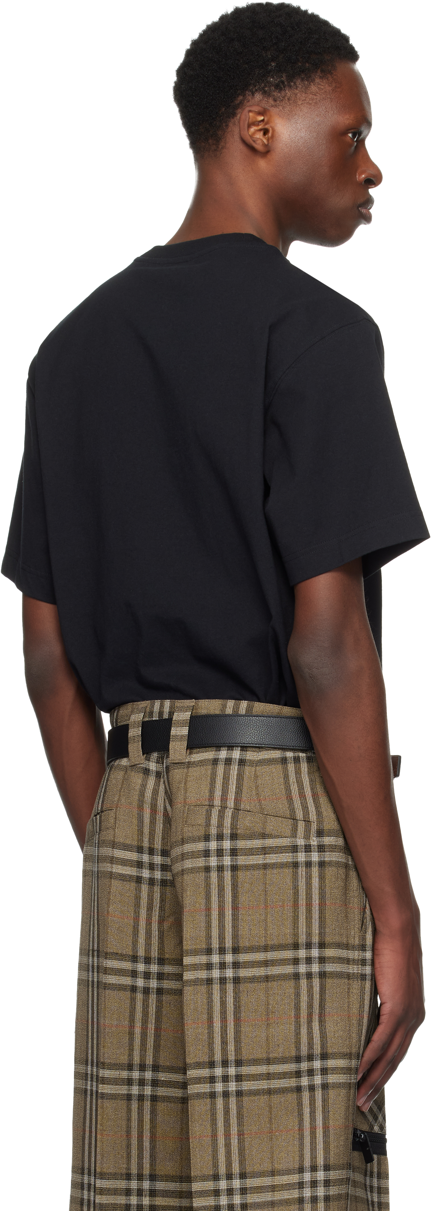 Burberry Cross Stitch Ekd Cotton T-shirt