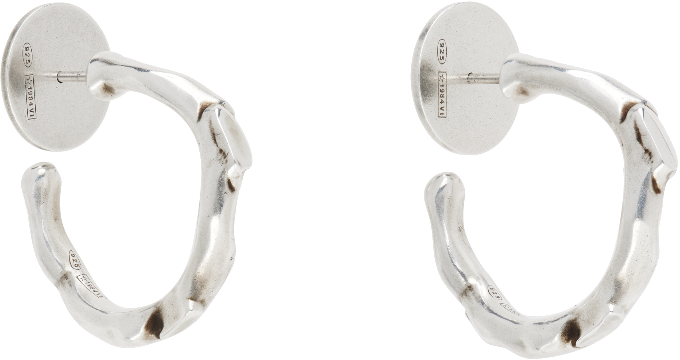 Ann Demeulemeester Juana Futuristic Thorn Earrings