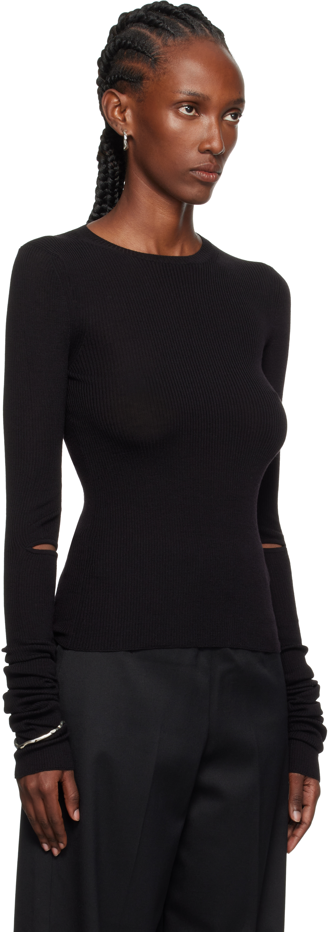 Ann Demeulemeester Black Lyell Sweater In Black