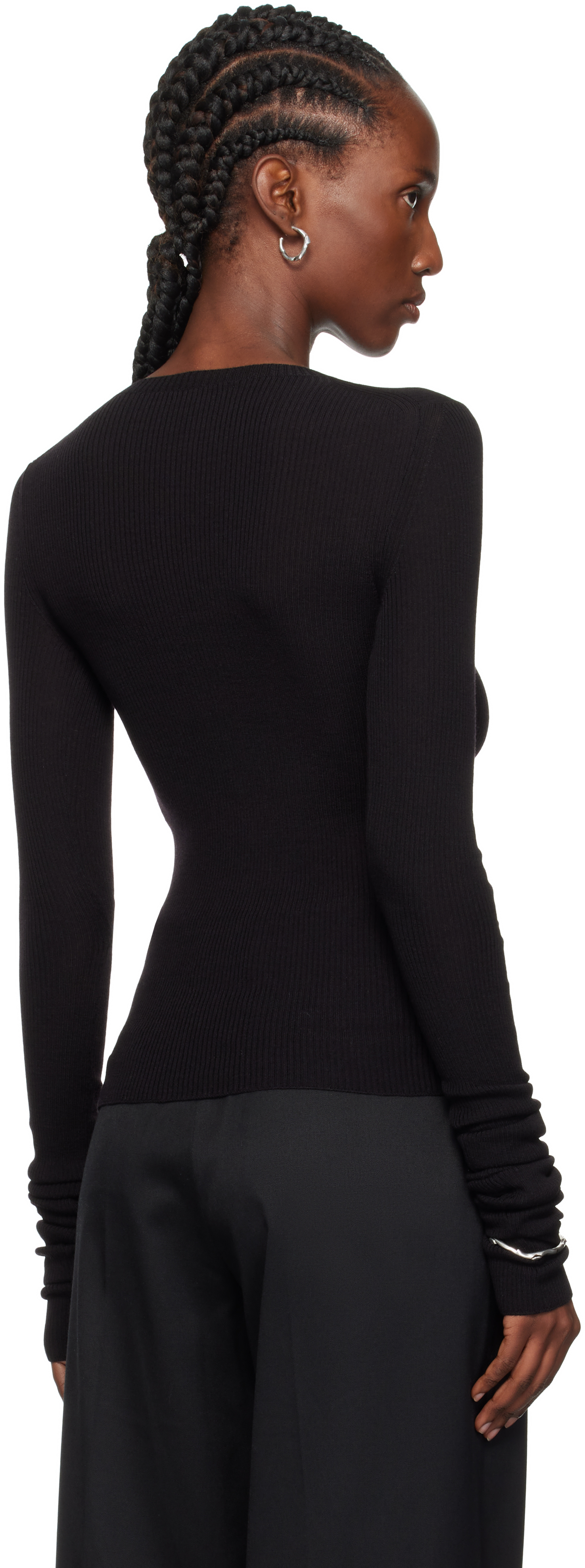 Ann Demeulemeester Black Lyell Sweater In Black