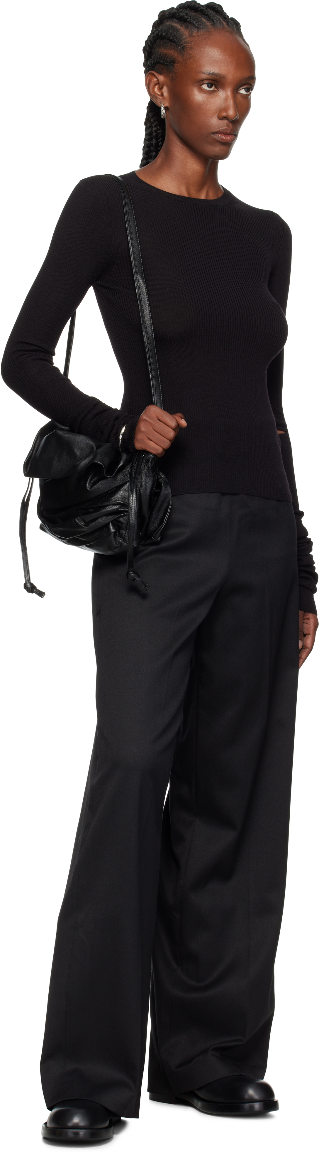 Ann Demeulemeester Black Lyell Sweater In Black