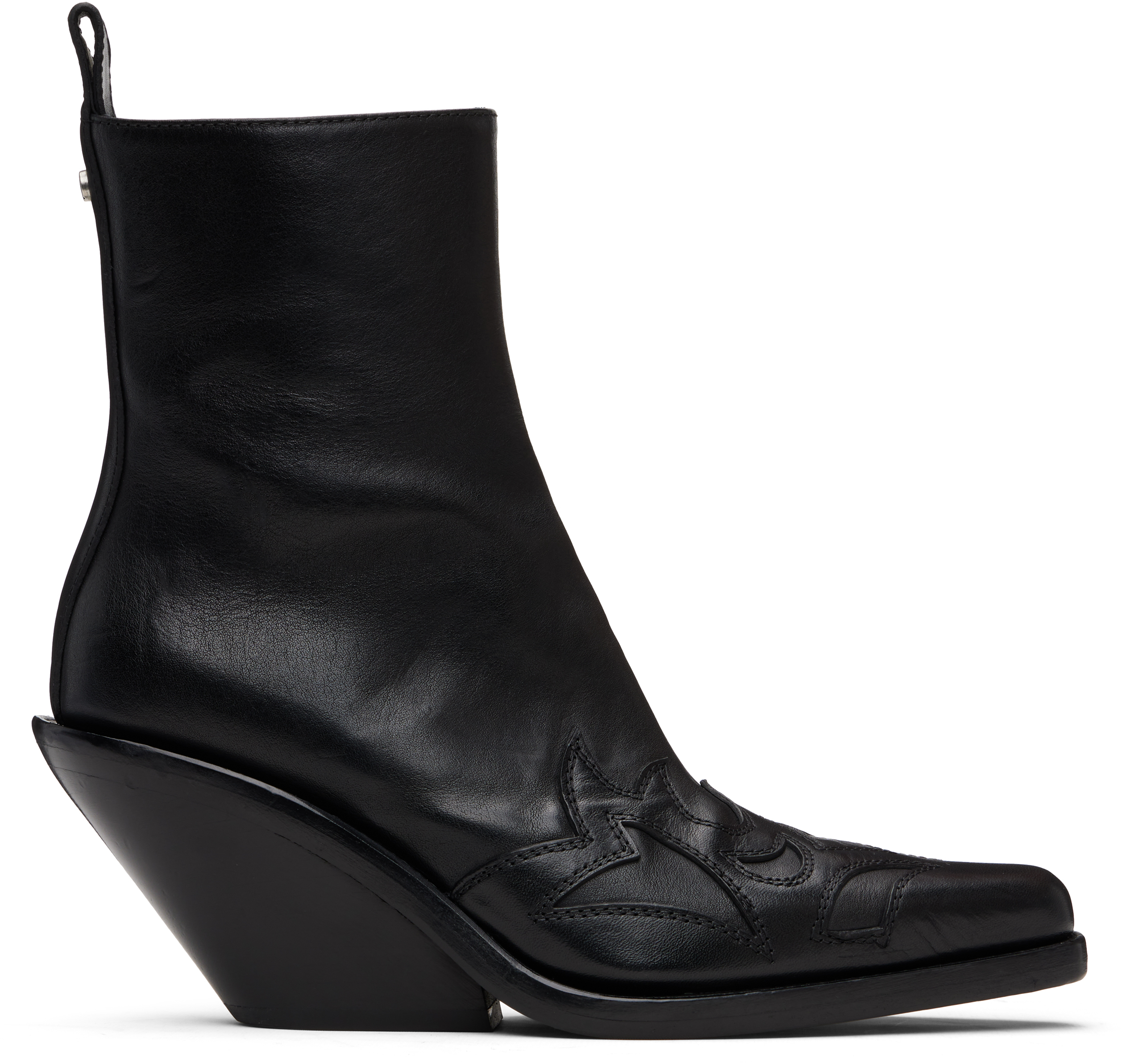 Ann Demeulemeester: Black Heimo Ankle Boots | SSENSE Canada Ann Demeulemeester: Black Heimo Ankle Boots | SSENSE Canada