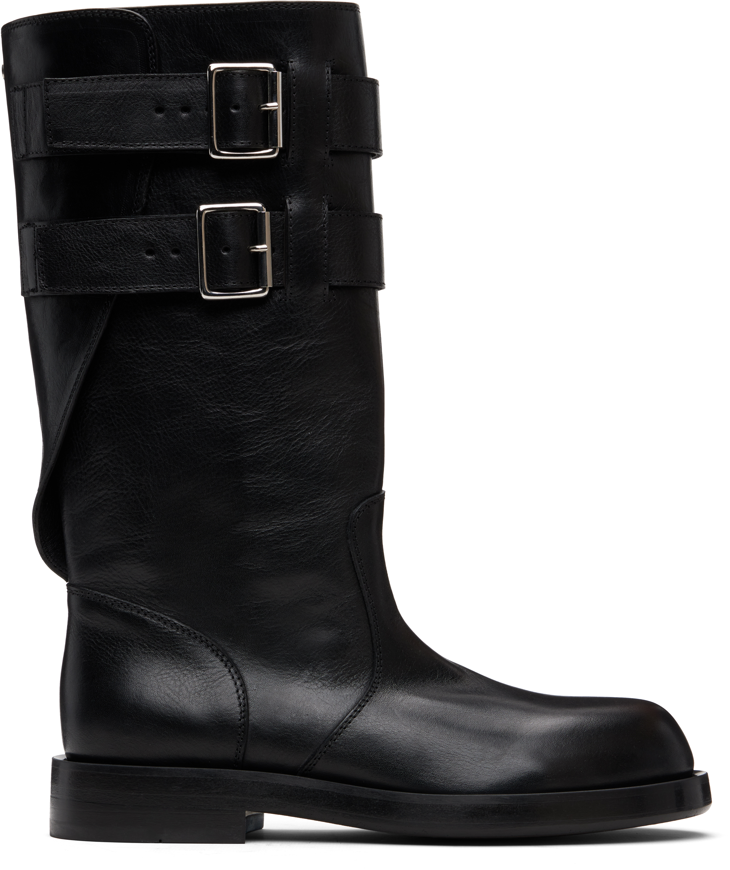 Black Osmo Boots by Ann Demeulemeester on Sale