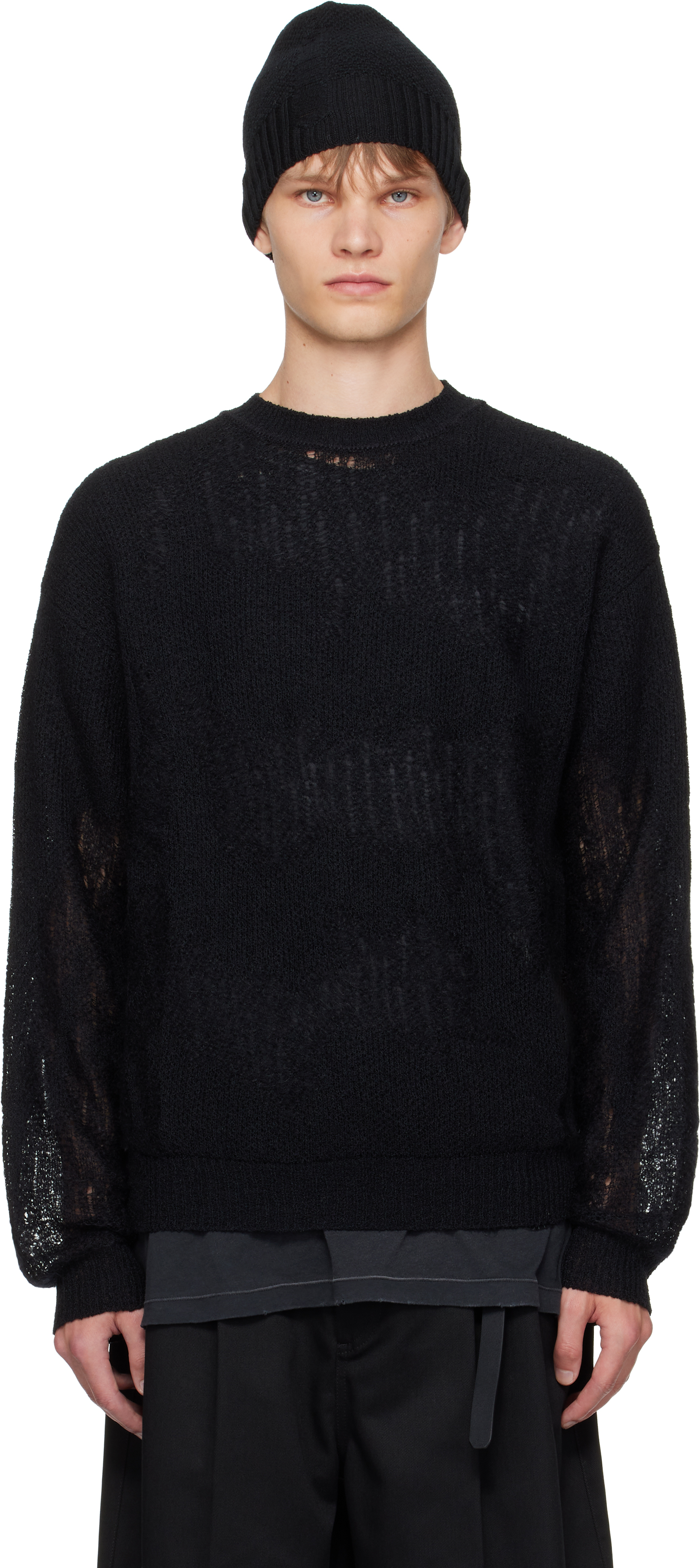 Ann Demeulemeester Black Kamillo Oversize Sweater In Black