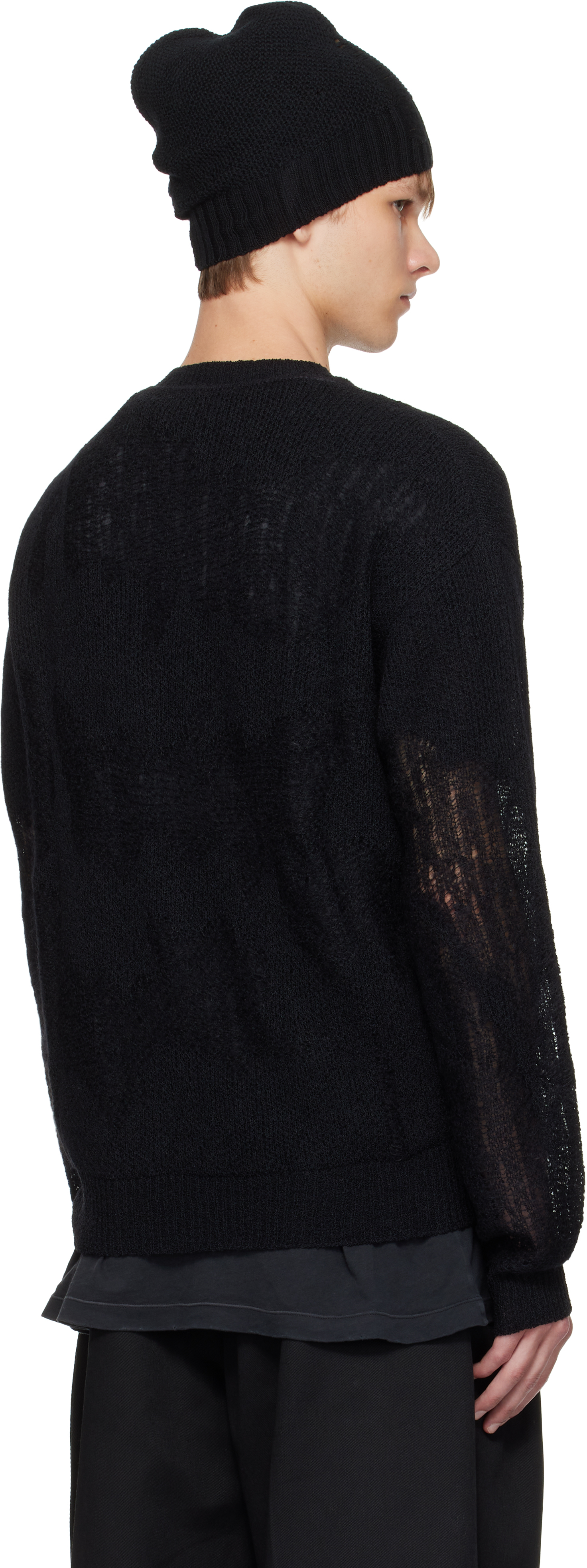 Ann Demeulemeester Black Kamillo Oversize Sweater In Black
