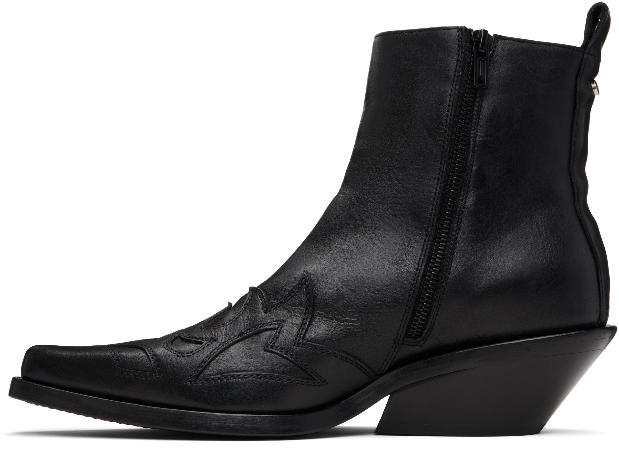 Ann Demeulemeester Black Heimo Ankle Boots In Black