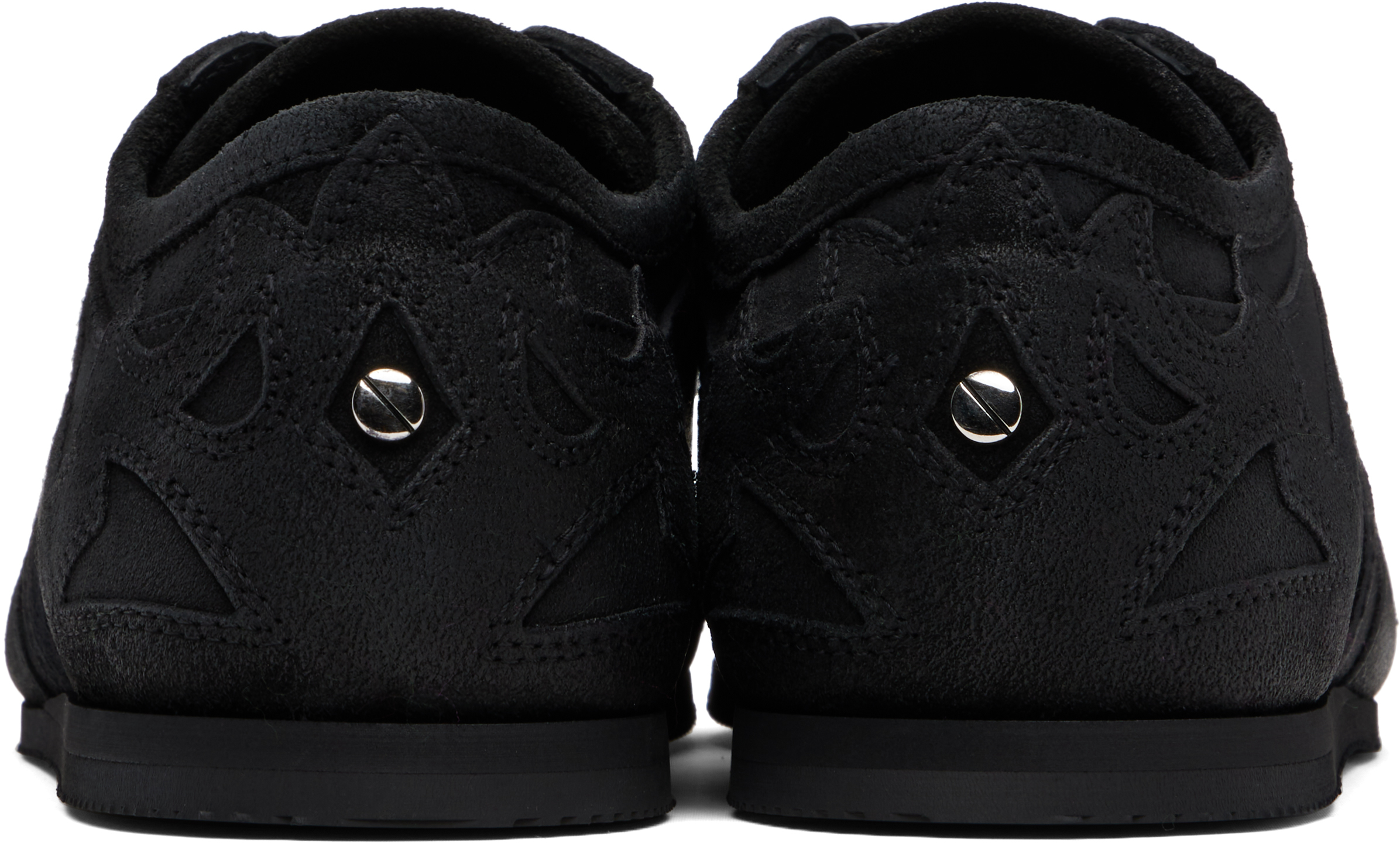 Ann Demeulemeester Siru Low-top Boxing Sneakers In Black
