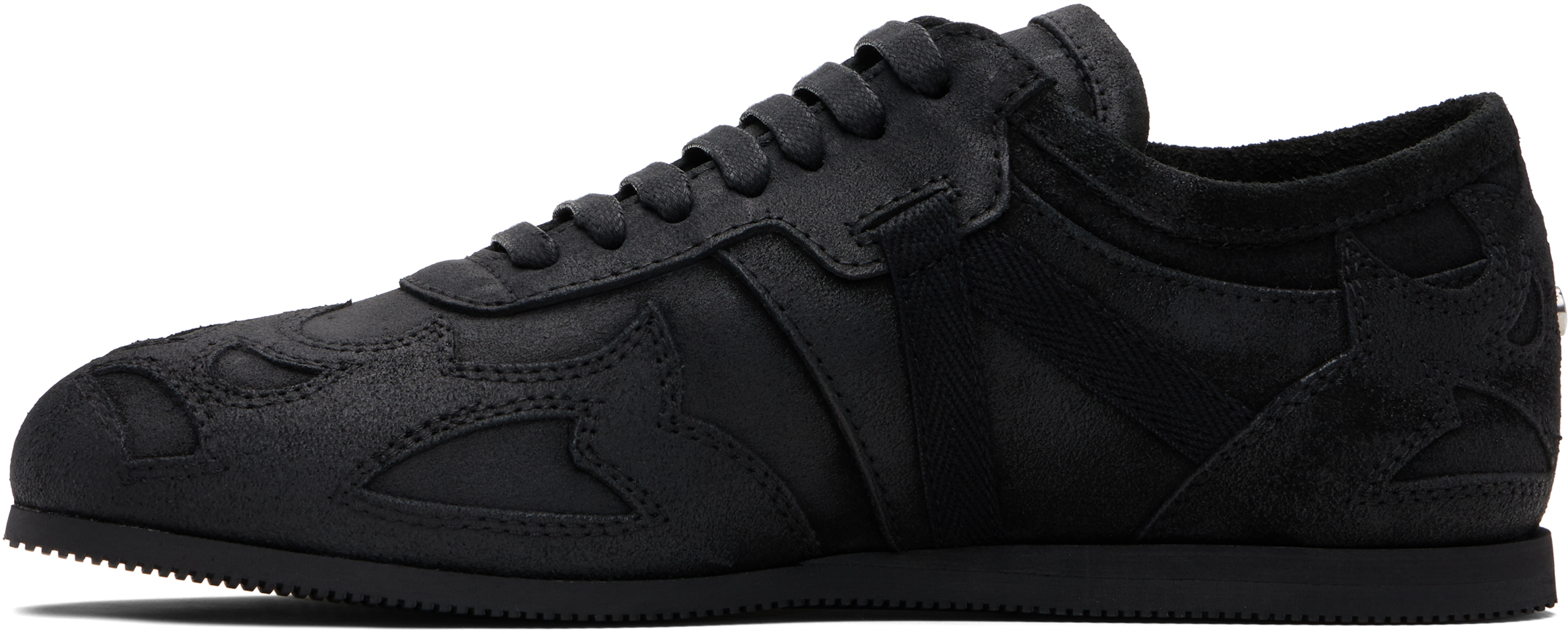 Ann Demeulemeester Siru Low-top Boxing Sneakers In Black