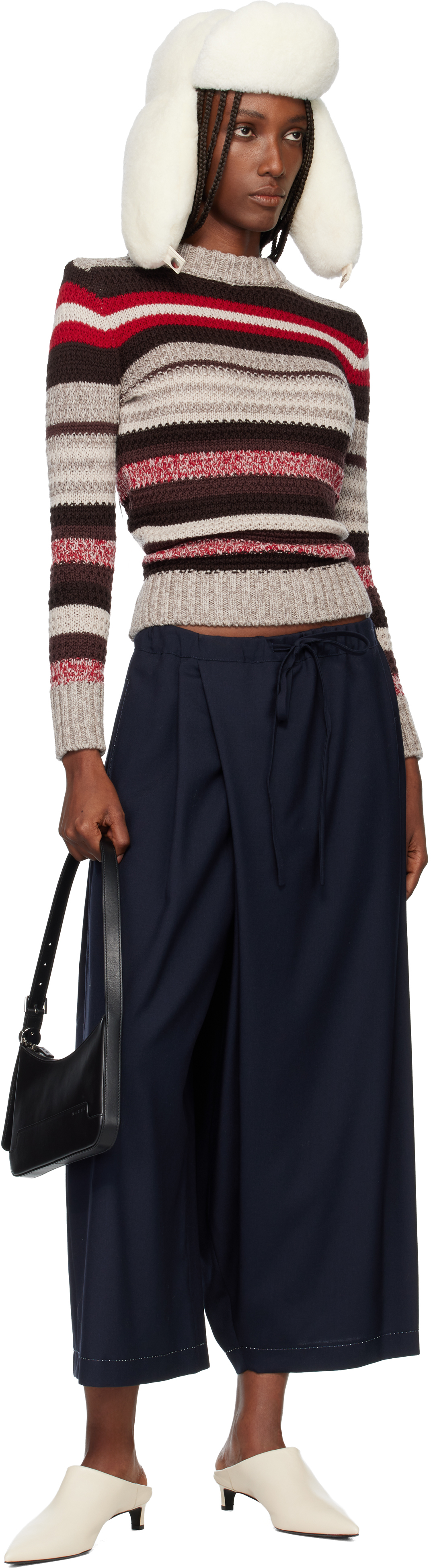 Marni Black Baguette Bag