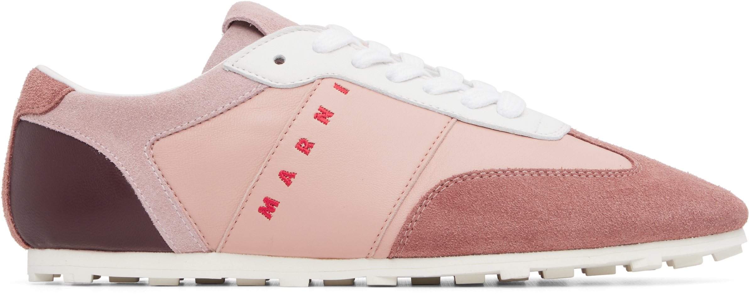 Marni Leather Sneaker In Multi