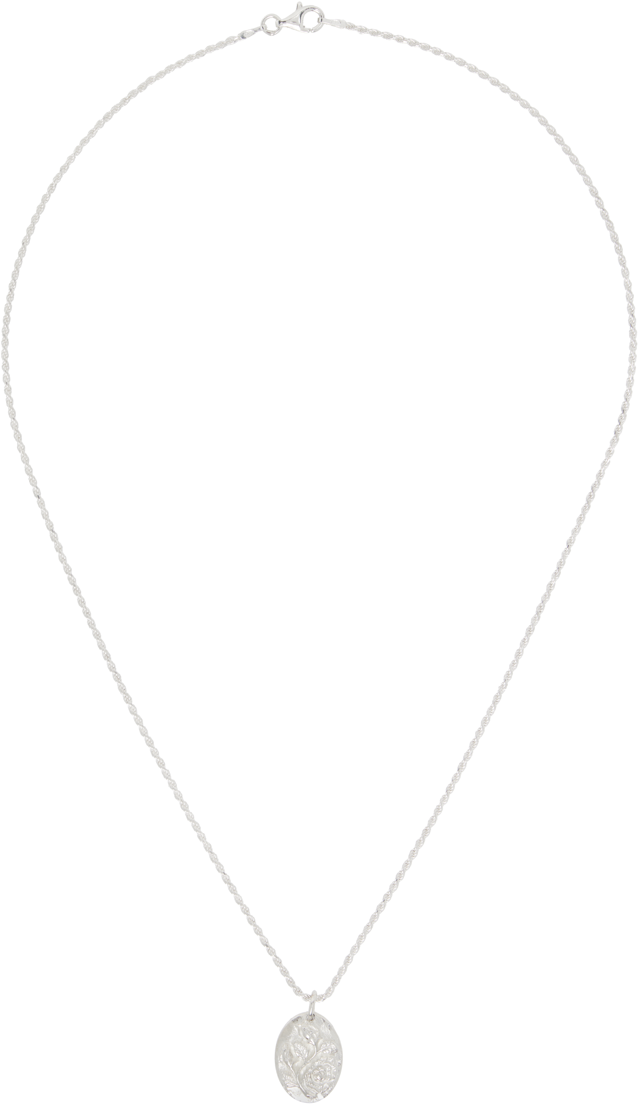 Bleue Burnham: Antique Rose Pendant Necklace | SSENSE