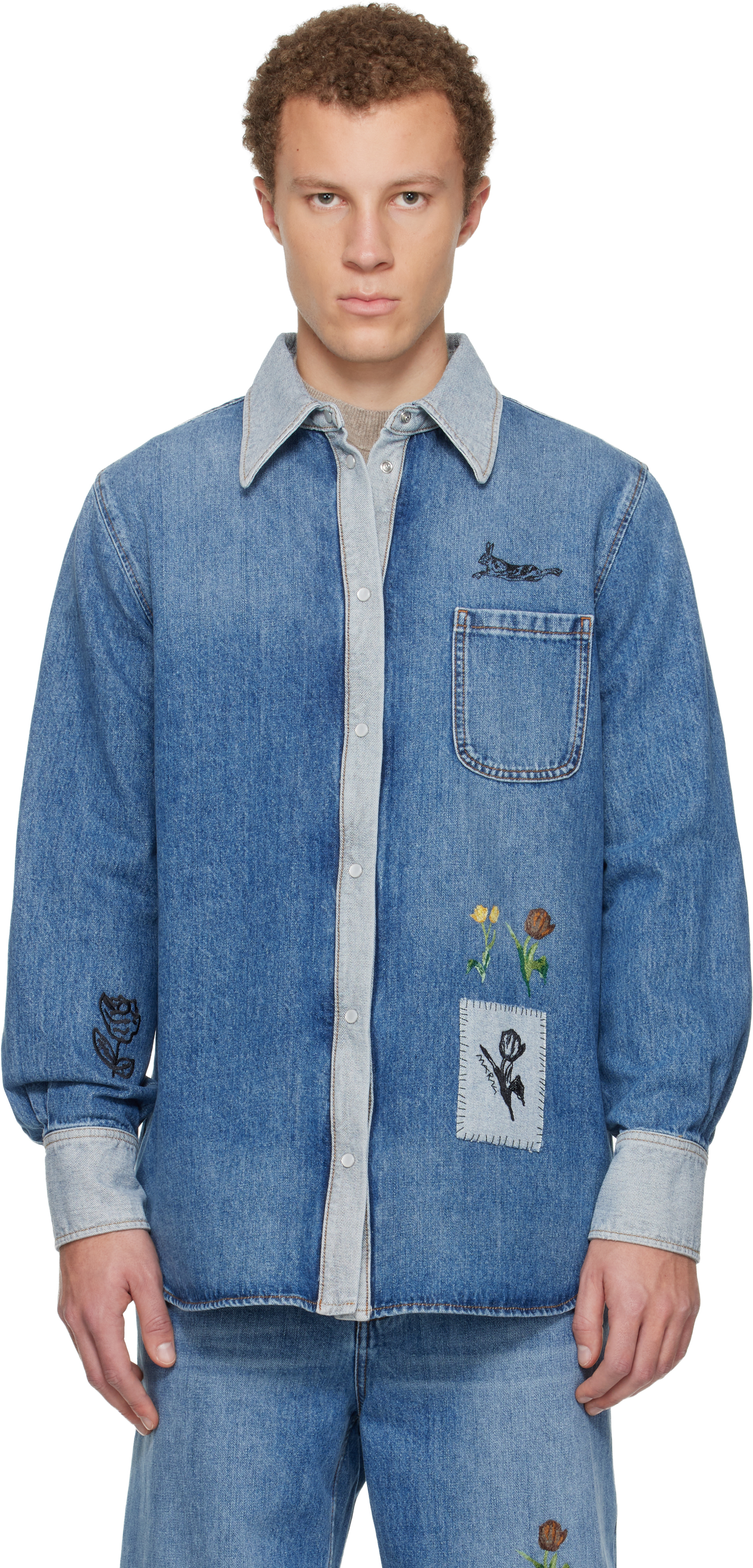 MARNI ブルーデニムシャツ ブルー デニムシャツ | Marni