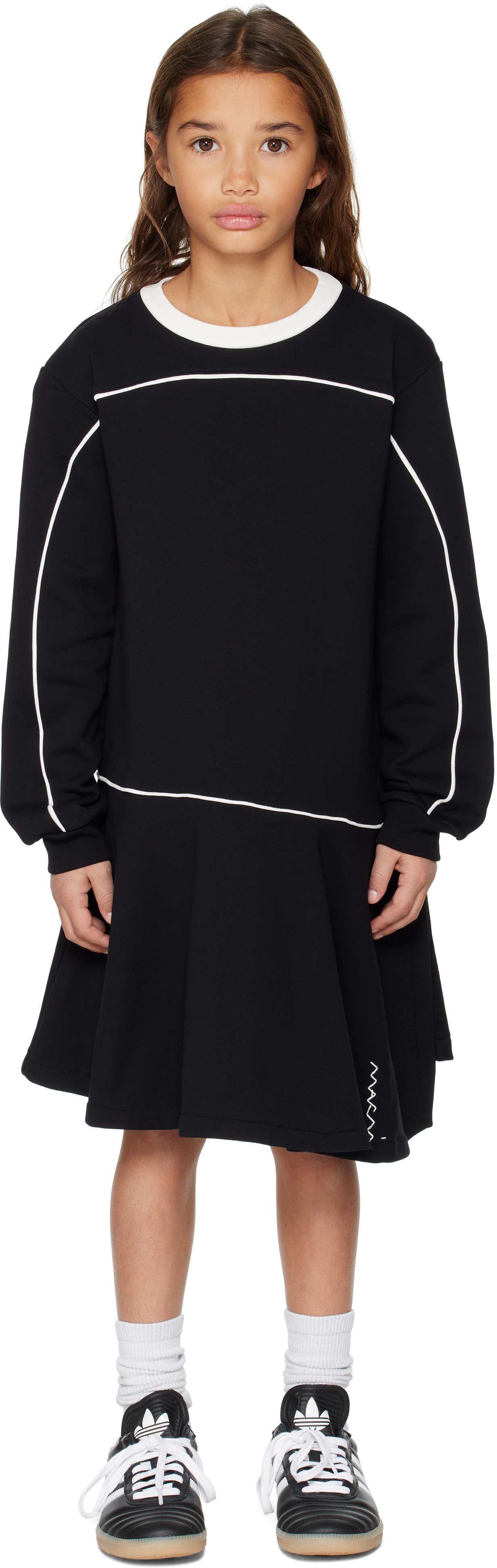 Marni キッズ｜ブラック スウェットワンピース | SSENSE 日本