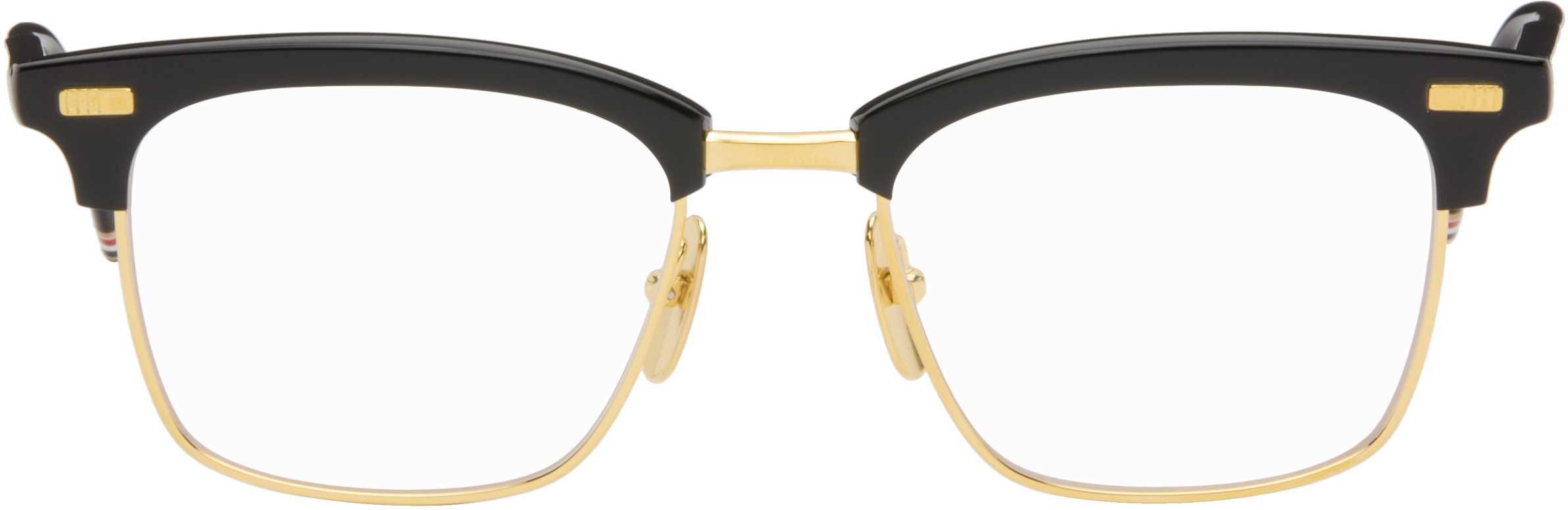 Gold & Black Acetate and Titanium Glasses