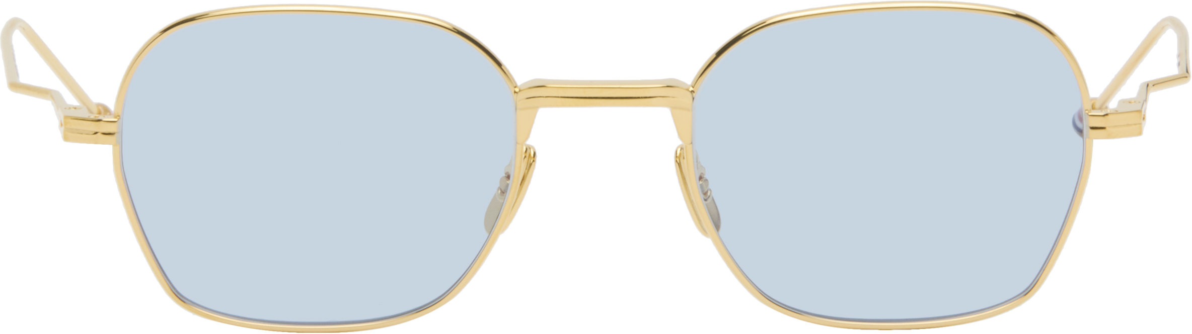 Gold Titanium Sunglasses